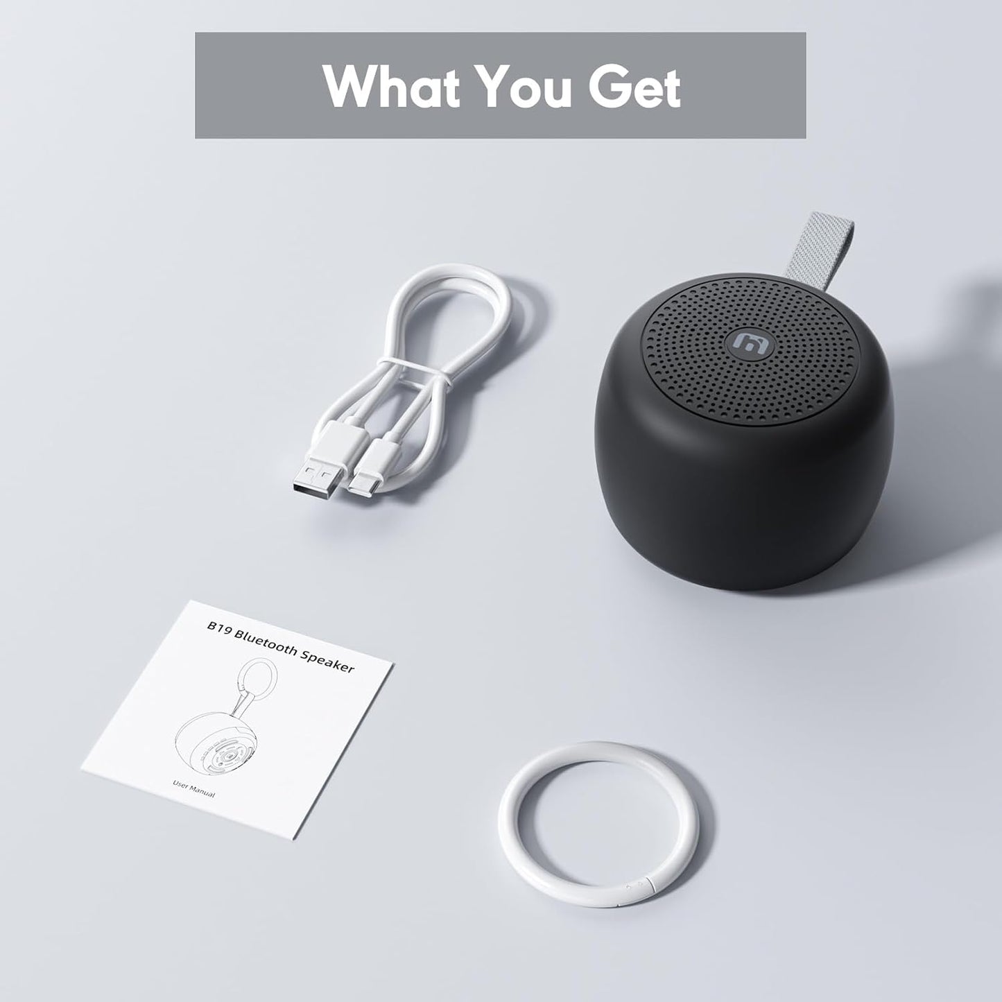 MOMOHO 5.4 10H Portable Bluetooth Speaker, Ultra Compact with Bluetooth & TF Card Slot | Playtime, TWS Stereo