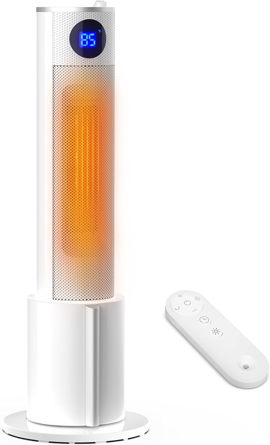 Skiennix Space Heater with Humidifier - Portable Indoor Tower Heater with Remote, Adjustable Thermostat & 12H Timer