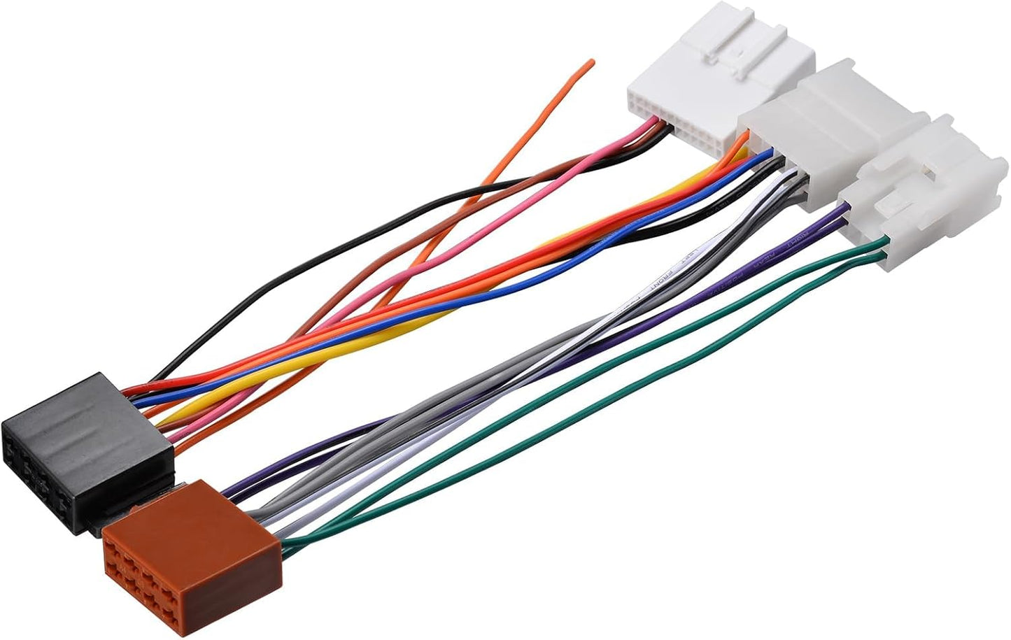 XE31 20Pin Car Radio Wire Harness ISO Connector Adapter - Radio Wire Harness with Speaker Power Harness and Steering