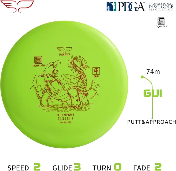 Yikun Disc Golf Starter Kit - 150-160g Set Includes Driver, Mid-Range, Putter for Beginner Players