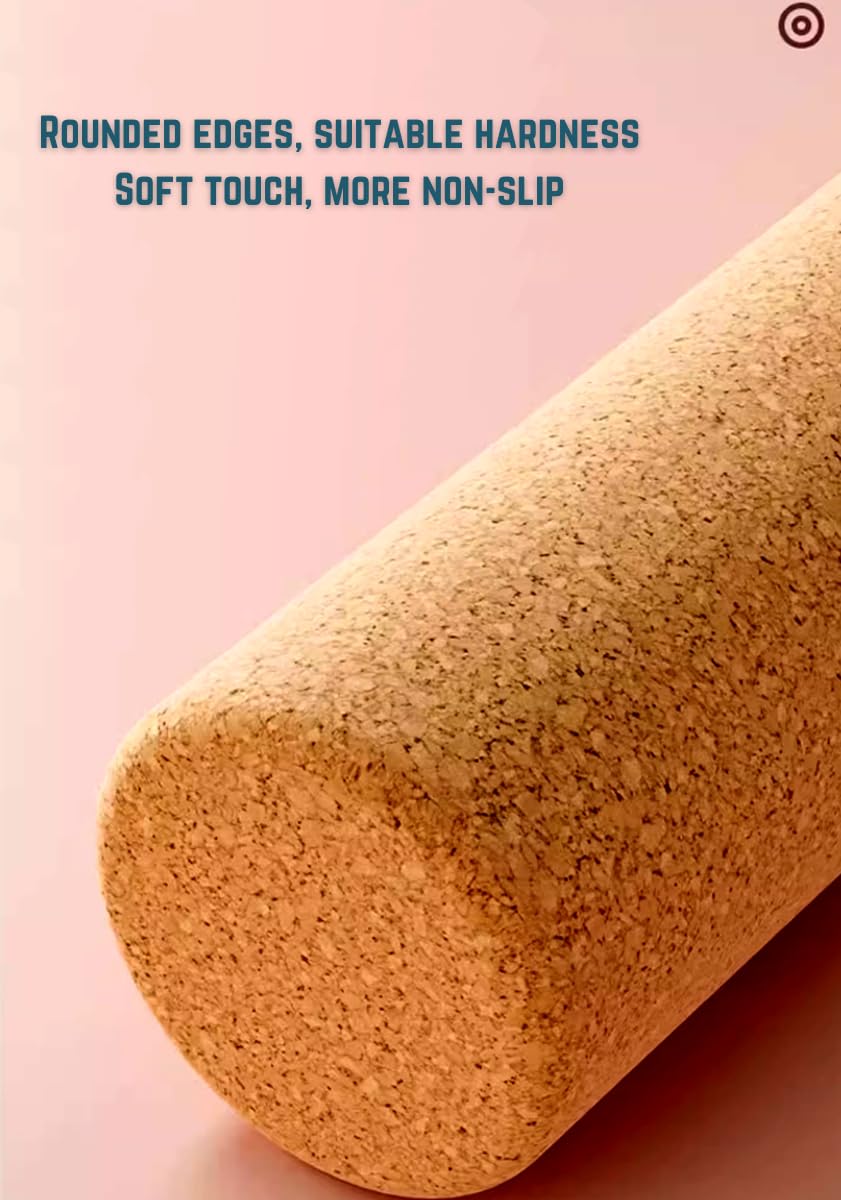 Cork Roller -Large,Foam Rollers Substitute for Muscle Restoration, Massage Therapy, Forcefully Relax Muscles,Sport Recovery and Physical Therapy -24in