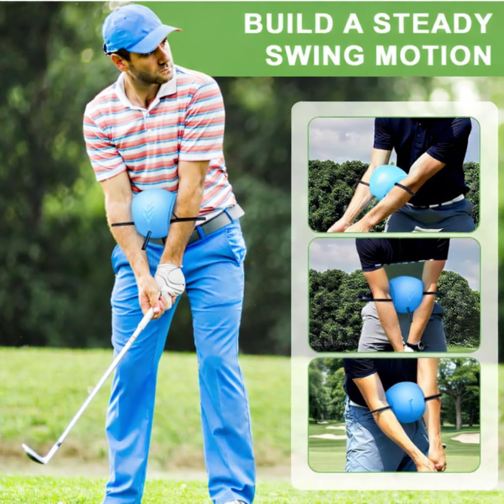 LOFIN Connector Golf Training Aid – Golf Swing Posture Corrector for Arm Alignment & Swing Tempo, Durable Golf Training Tool for Improving Rhythm, Flexibility, and Muscle Memory