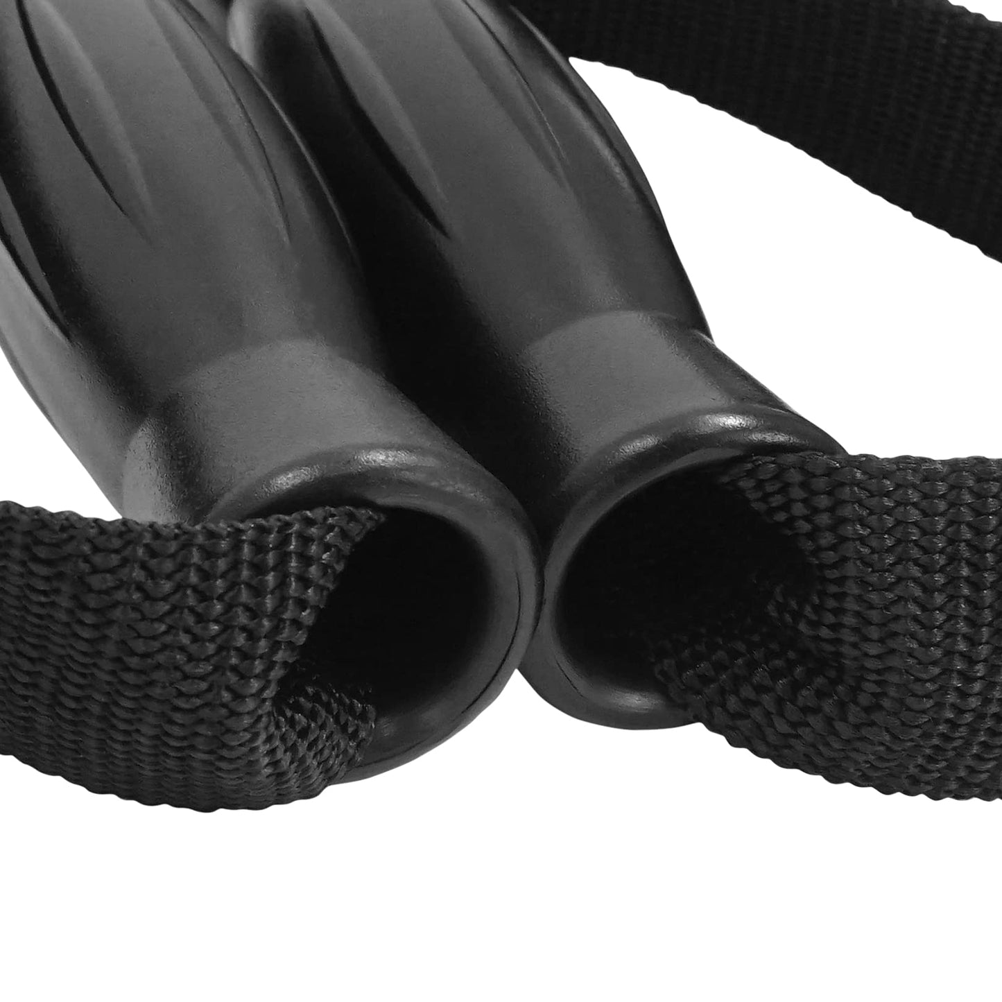 Luwint Excercise Handles, Heavy Duty Cable Machine Attachments Resistant Band Handles Gym Equipment Accessories, 1 Pair, Black
