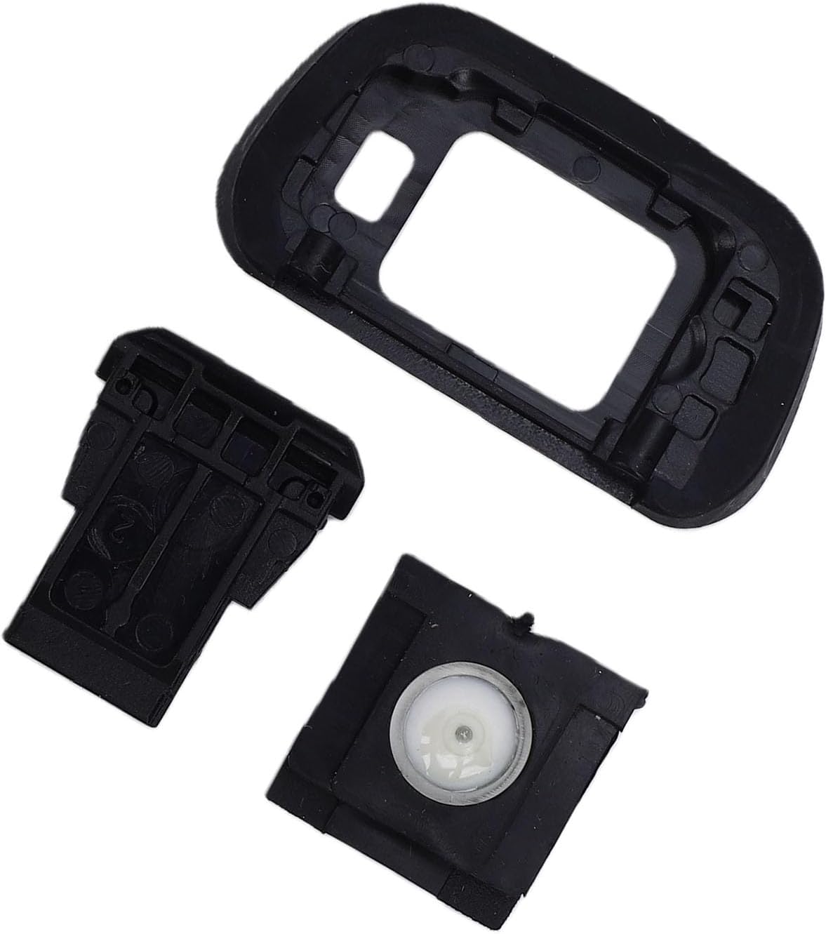 R7 Bewinner Viewfinder Eyecup & Hot Shoe Cover | Soft Silicone Kit with Bubble Level for Camera