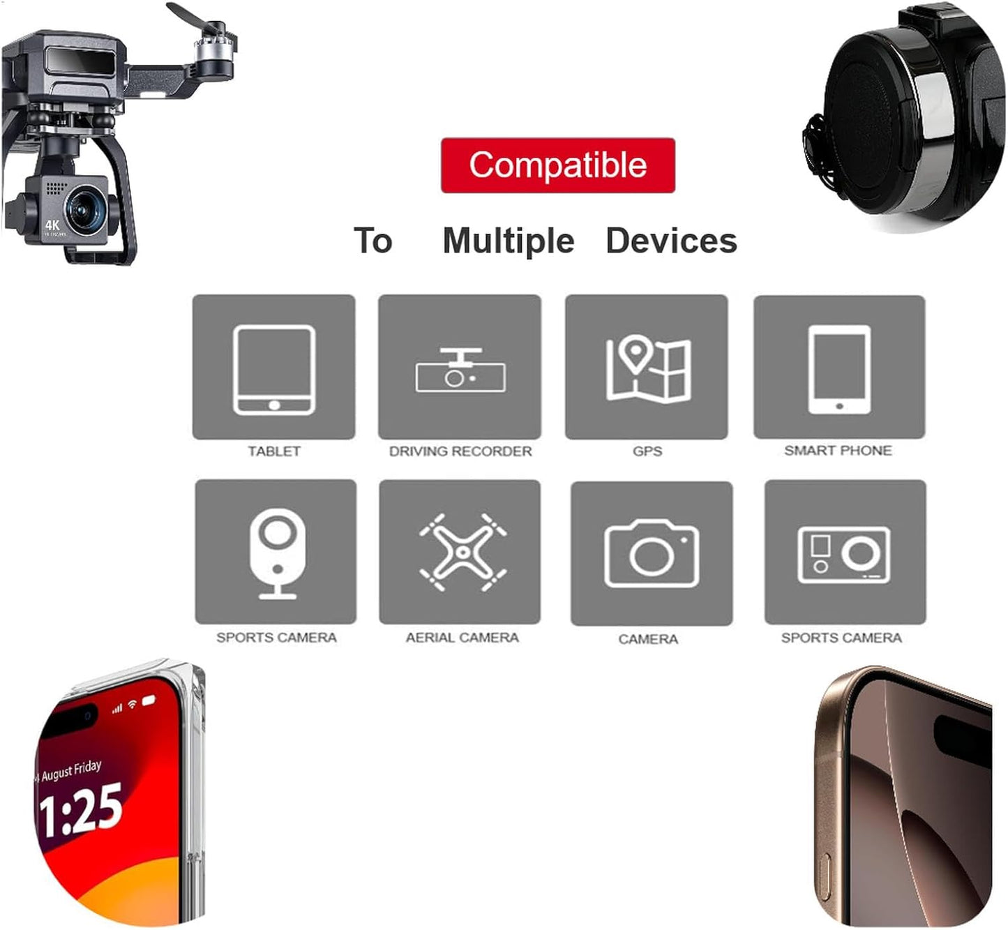 YDVAP 1GB TF Memory Card Ultra High Speed SD TF Card with Adapter for Camera Computer Tablet Mobile Phone Drone