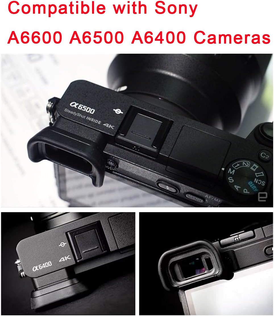 FANZR EP-17 A6600 A6500 A6400 (2 Pack) Eyecup Eyepiece Viewfinder Compatible with Sony Camera
