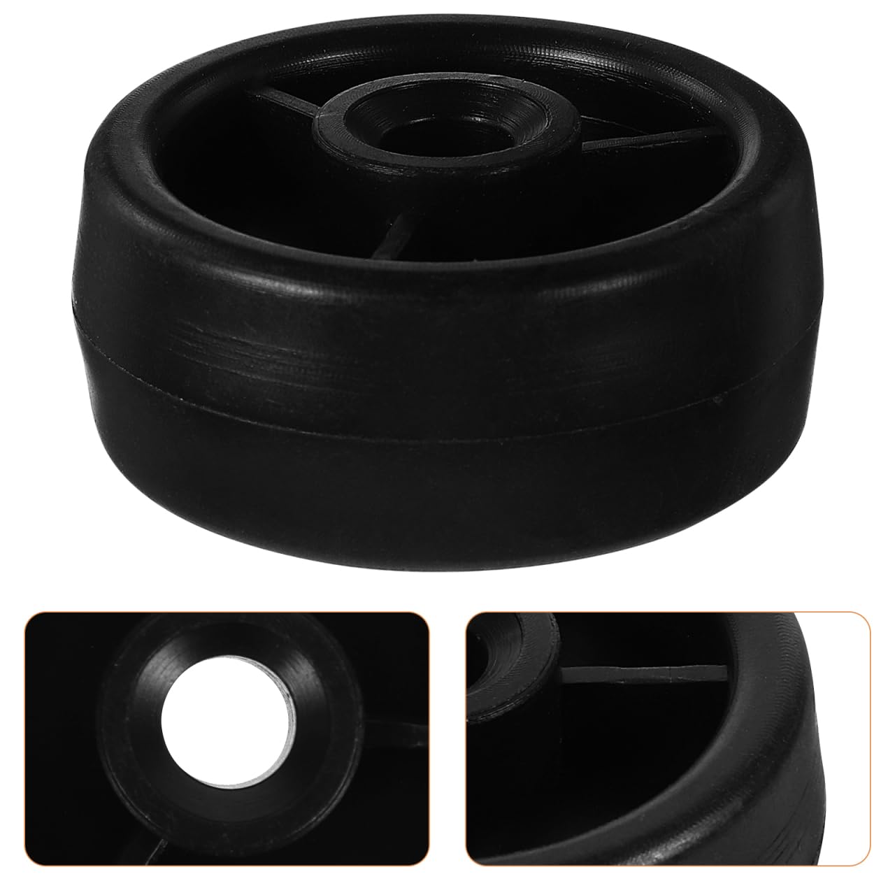 LIFKOME 4Pcs Fitness Equipment Roller Wheels 1.77In Universal Caster Wheels for Treadmill Replacement Parts and Exercise Bike Mobility Accessories for Home Gym