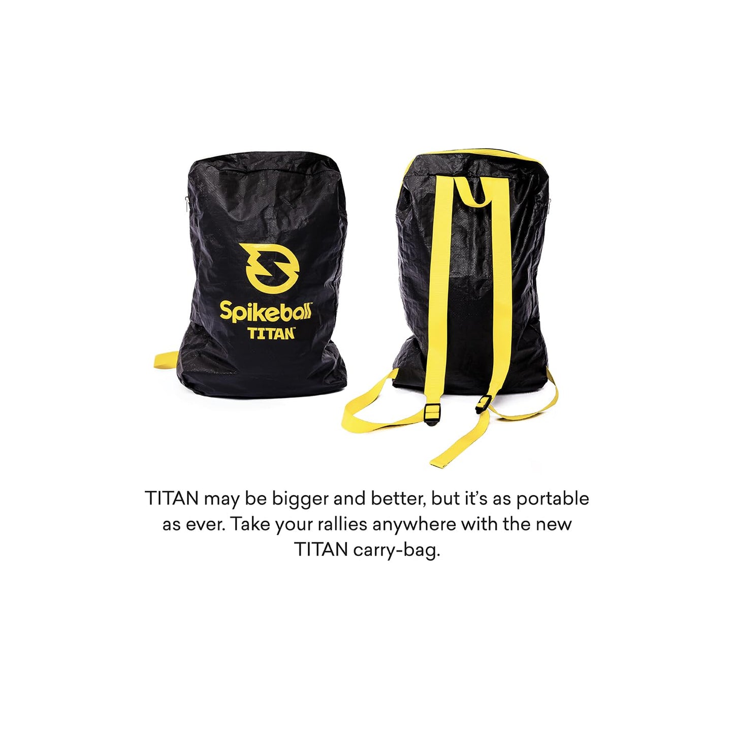Spikeball Titan Game Set - Stronger Frame & Enhanced Stability, Includes 1 Pro Ball & 1 Atlas Ball, Competition Ready, Portable with Carry-Bag