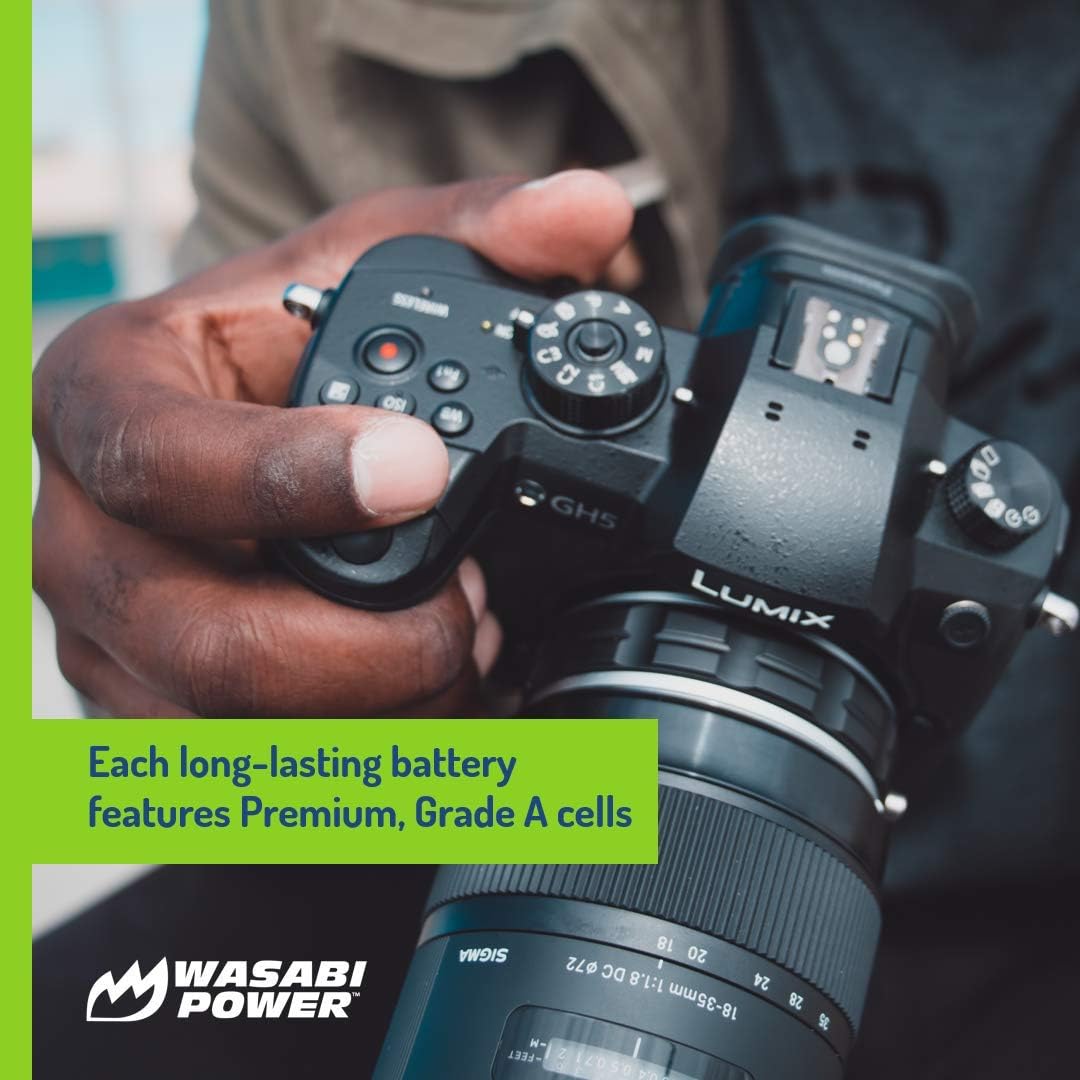 Wasabi Power DMW-BLJ31 S1, S1R, S1H, Battery for Panasonic LUMIX LUMIX S Series Mirrorless Cameras