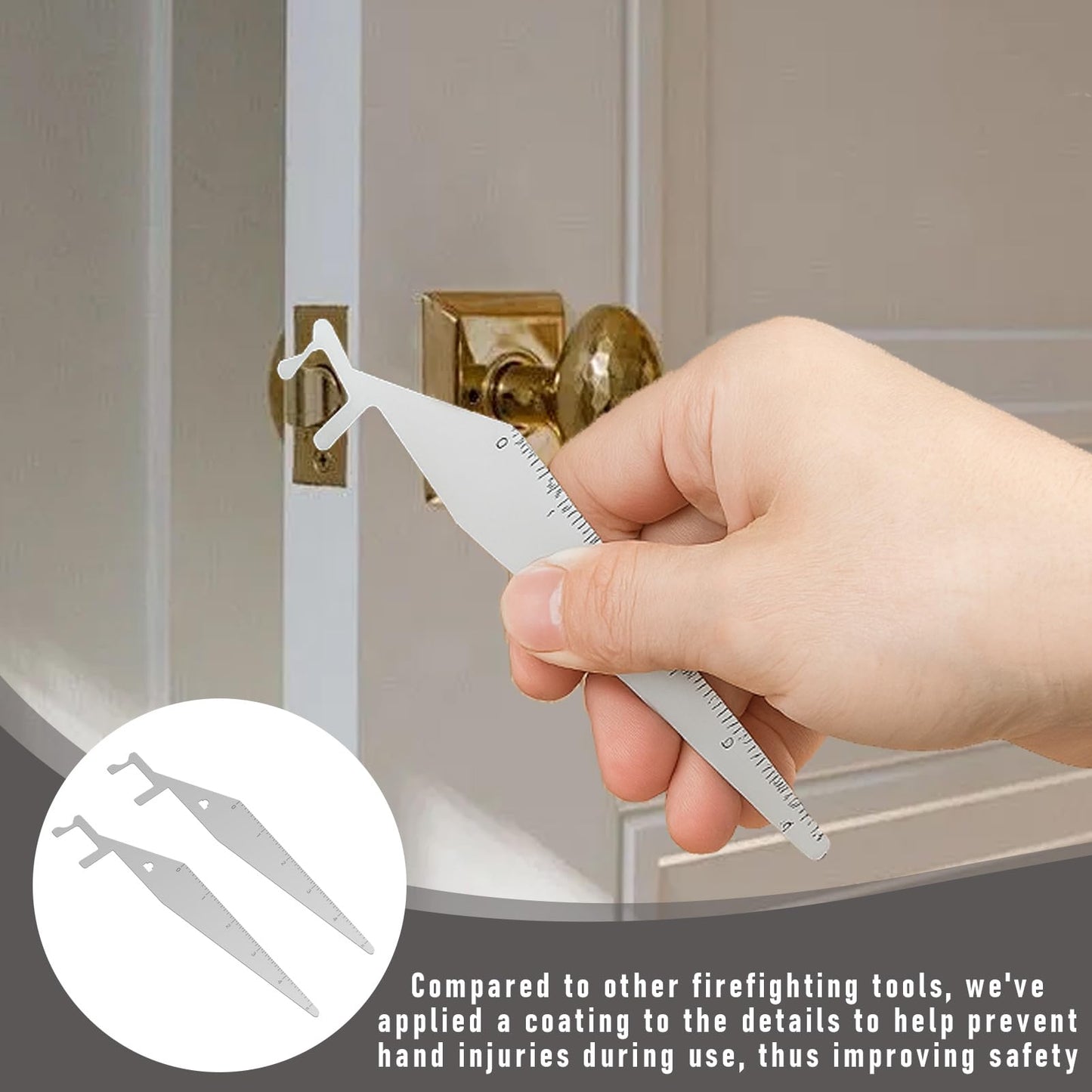 New 2025 Firefighter Tools For First Responders & Firefighters,Firefighter Accessories,Door Opener Tool For Training, Fire Safety, Rescue & Everyday Use, Durable Stainless Steel