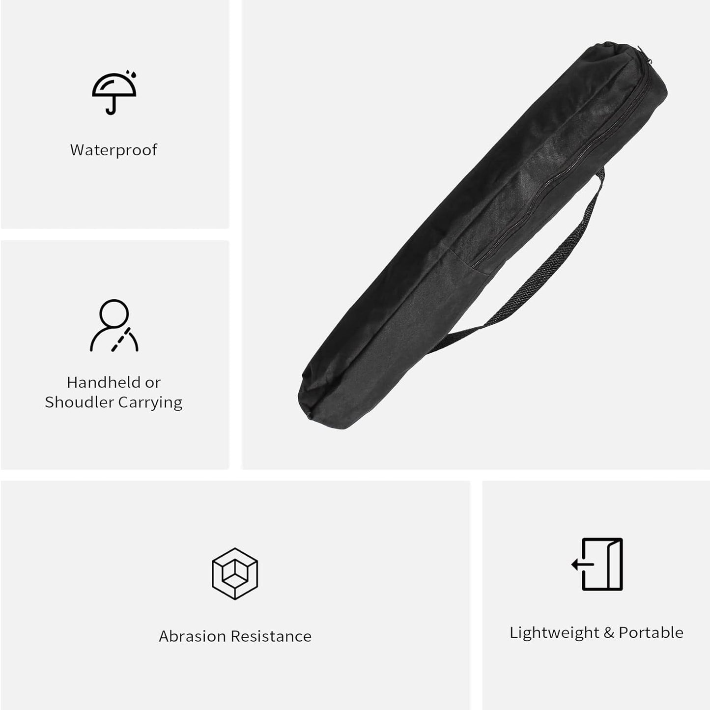 23.6in Meking Carrying Case Bag with Strap for Light Stand Tripod Monopod Photography Photo Studio