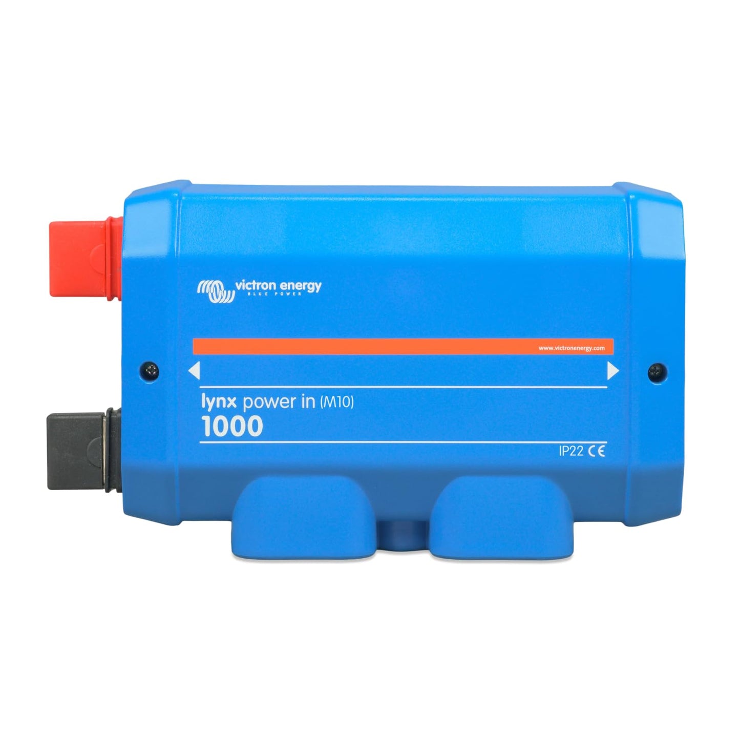 Victron Energy Lynx Power in Battery Connector - Modular M10 DC Bus Bar with 4 Connections for Batteries, Loads, or Chargers