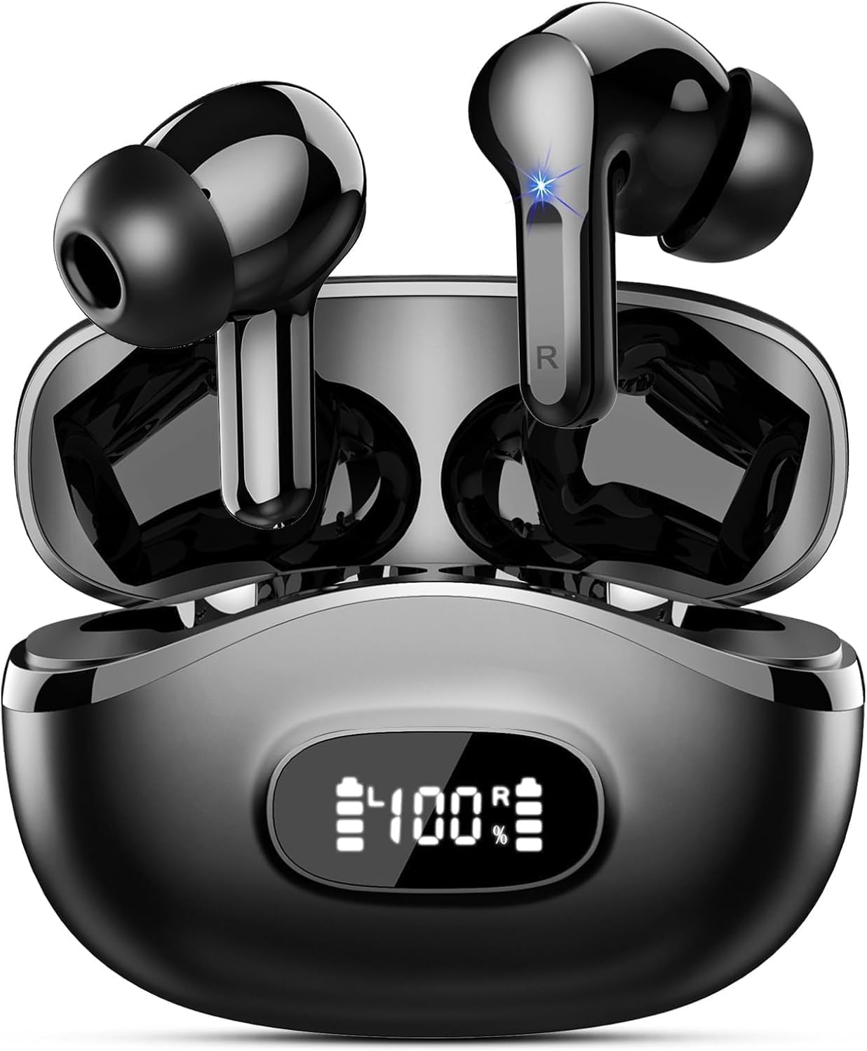 5.4 4 48H IP7 Wireless Earbuds, Bluetooth Headphones HiFi Stereo, Ear Buds with ENC Noise Cancelling Mics, Bluetooth