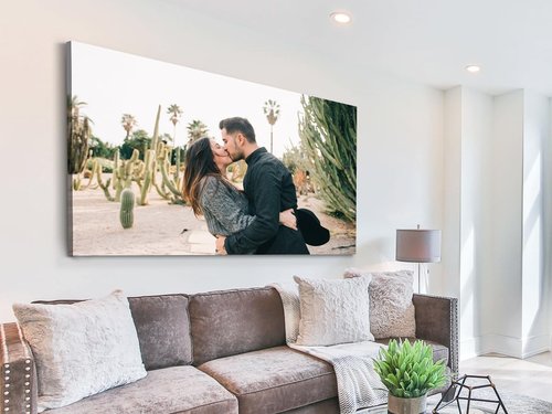CanvasChamp Custom Canvas Print - Personalized Framed Wall Art for Home & Office Decor | 7" W x 5" H
