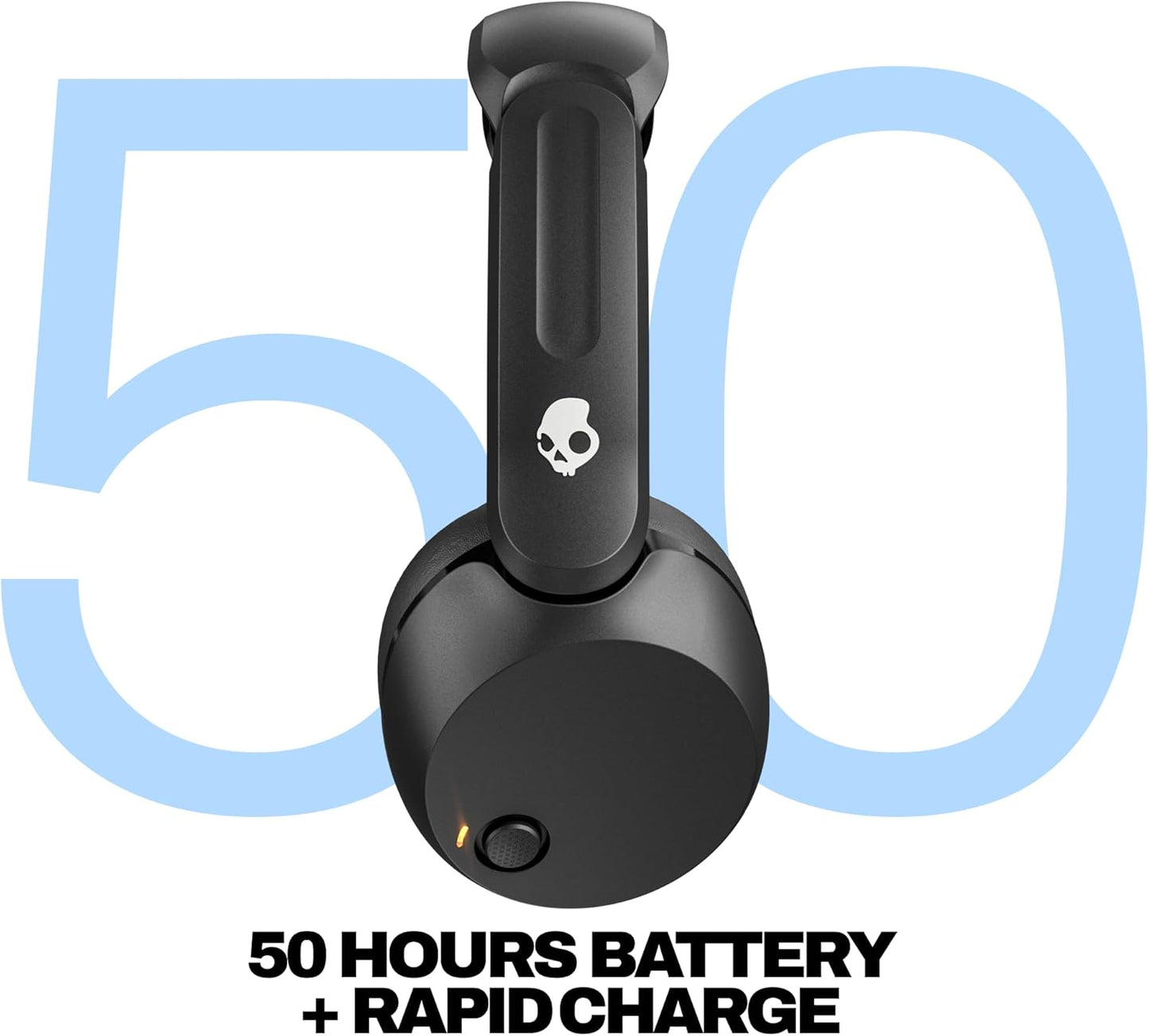 180 50 Skullcandy Icon Wireless On-Ear Bluetooth Headphones, Up to Hours Battery, Lightweight and Travel Ready, Secure
