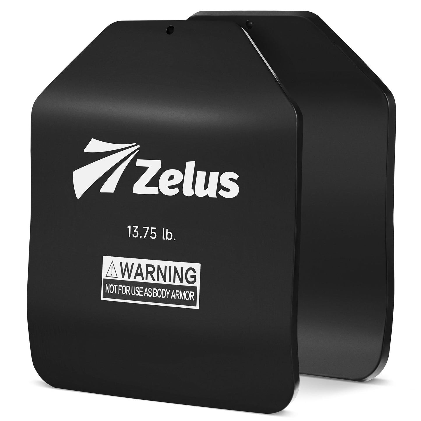 ZELUS Curved Weighted Vest Plates for Workout, 13.75LB Pairs Steel Weight Plates for Tactical Weight Vest, Ergonomic Training Plates for Running, CrossFit & Strength Training