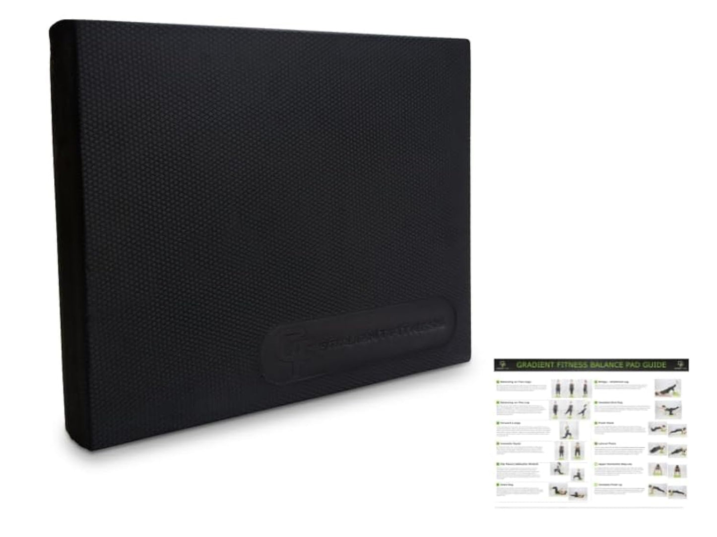 Gradient Fitness Balance Pad Foam Board Stability Cushion Exercise Trainer for Balance, Stretching, Physical Therapy, Mobility, Rehabilitation and Core Strength Training