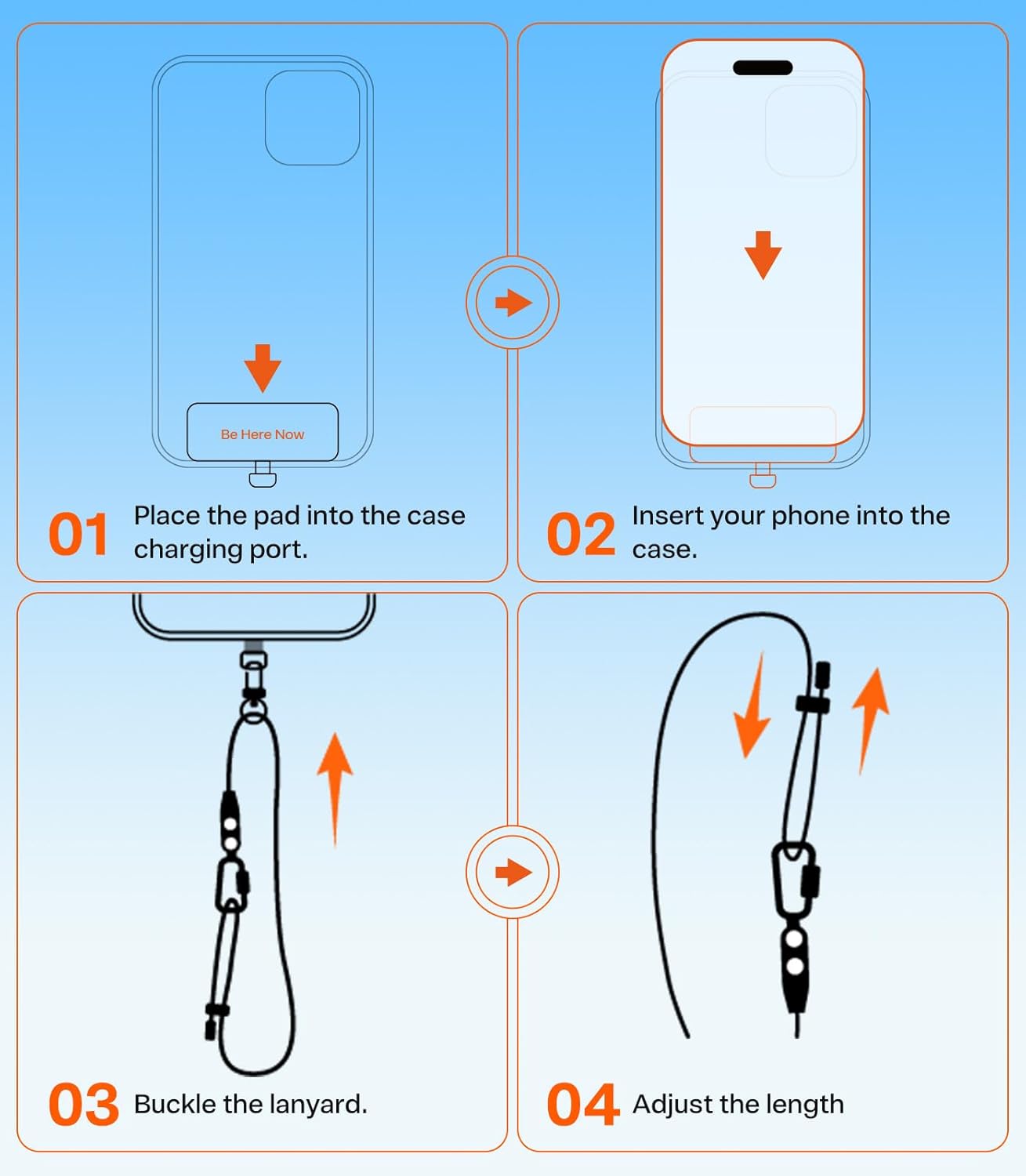 17 Max,Skin-Friendly,2 TORRAS Phone Lanyard with Hanging Loops, Adjustable Anti Theft Phone Strap Crossbody for iPhone