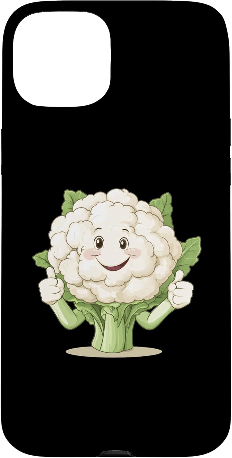 Cauliflower Brassica Oleracea Vegetable Designs 15 iPhone Plus Cauliflower Smiling With A Thumbs Up Case