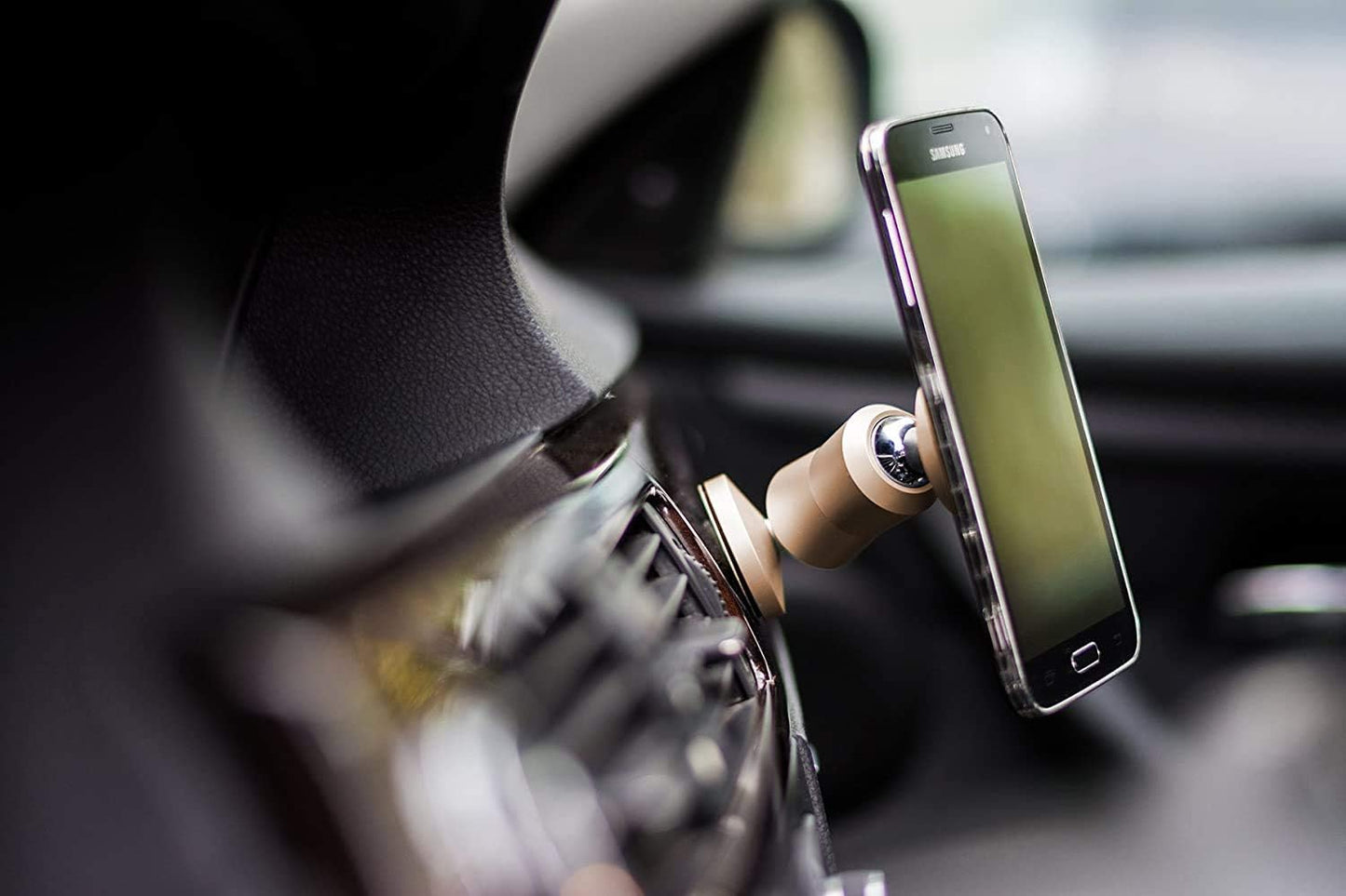 CLUTCHIT The Original Dual Magnetic Movable Phone Holder and Tablet Mount (Silver)