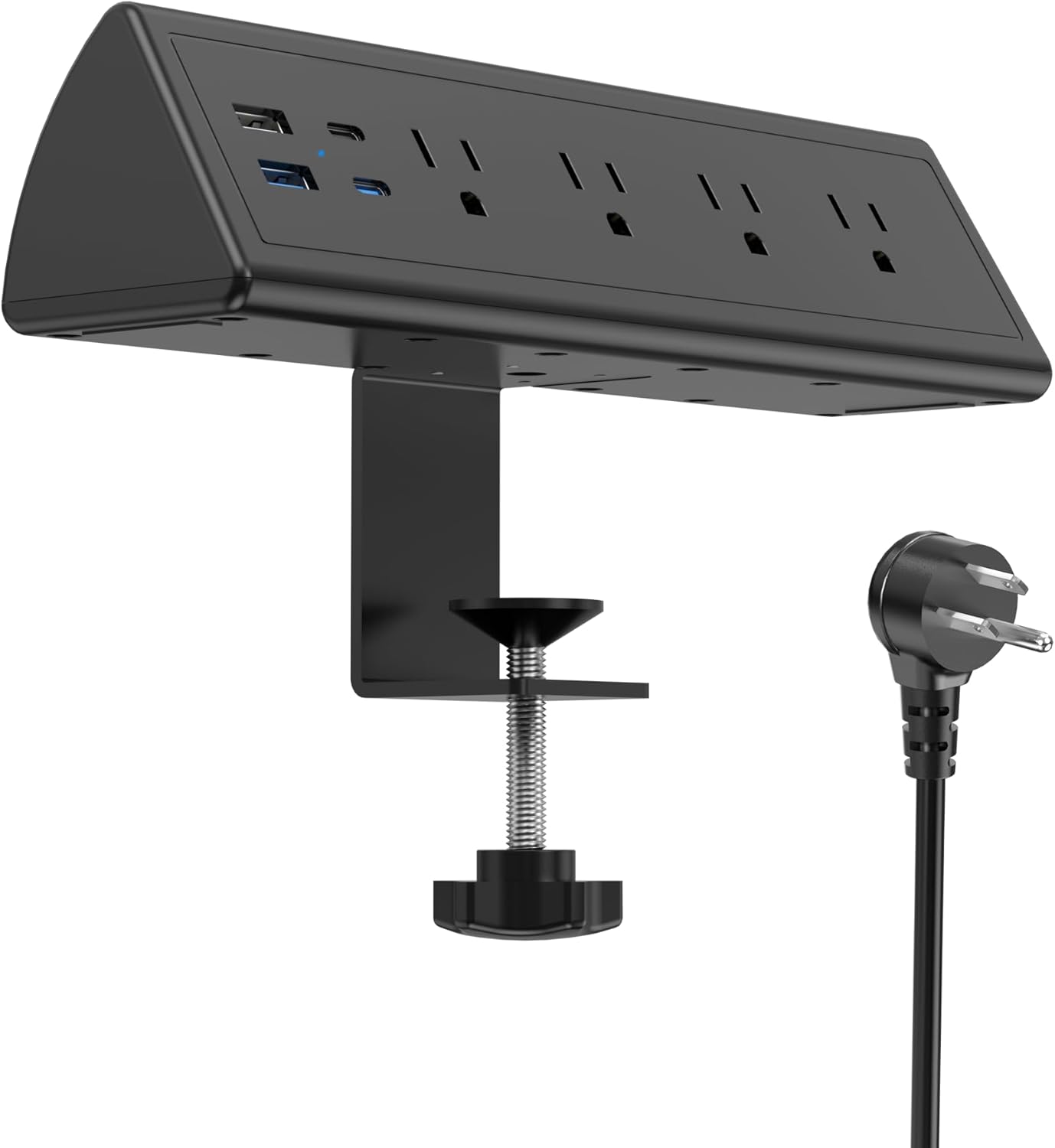 Jgstkcity Strip,20W Mount,1875W Outlets,2 USB-C,2 6 Desk Clamp Power Fast Charging Station,Surge Protector Nightstand
