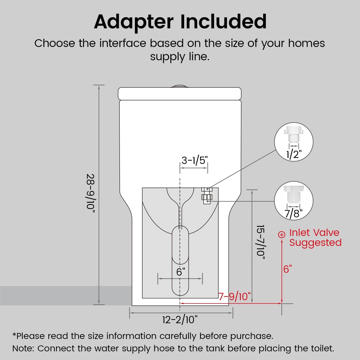 SOTOMO Compact ADA Toilet, 12" Rough-in Elongated One-Piece Toilet with Quick Release & Soft Close Toilet Seat, 1.1/1.6 GPF Dual Flush Water-Saving White, aMJ-T138