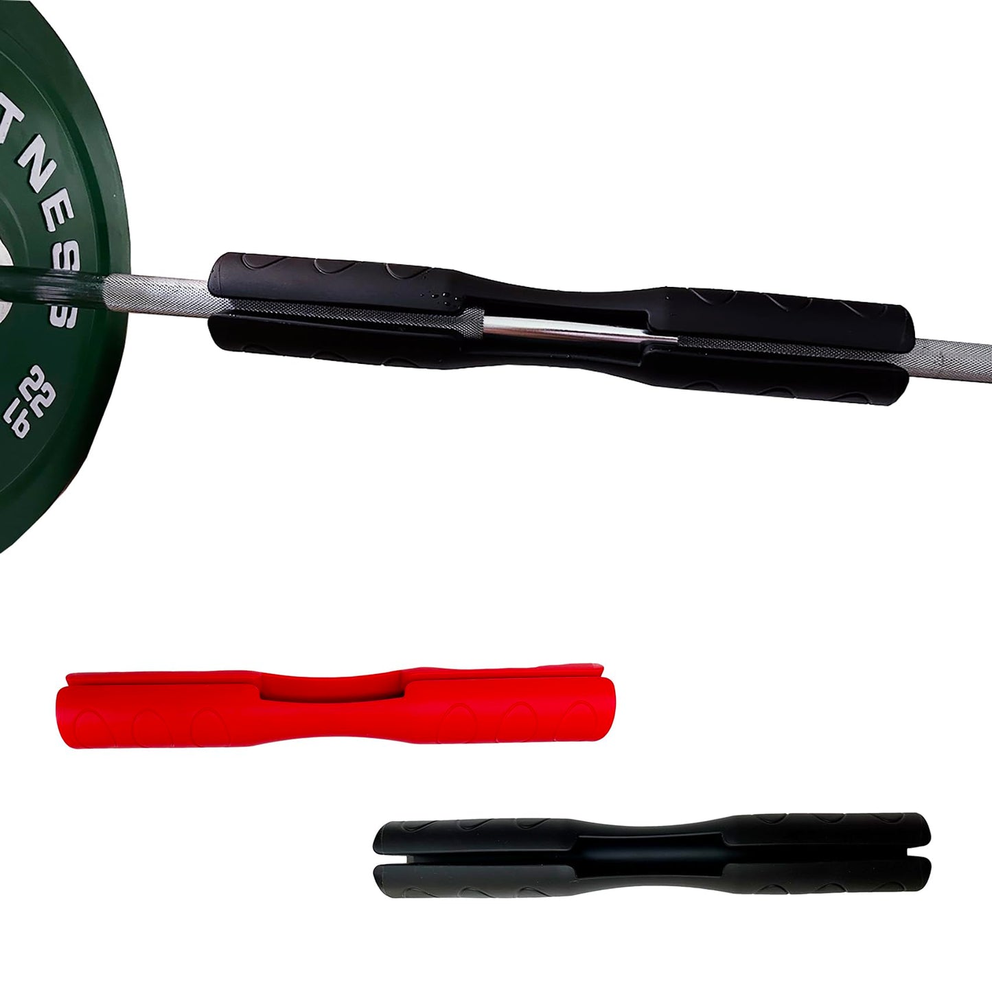 yuhqc Barbell Squat Pad for Lunges and Squats, Barbell Bar Shoulder Squat Pad, Hip Thrust Pad for Standard Olympic Bars, Neck Protective Pad Great For Weightlifting Sponge Supports (Black#1)