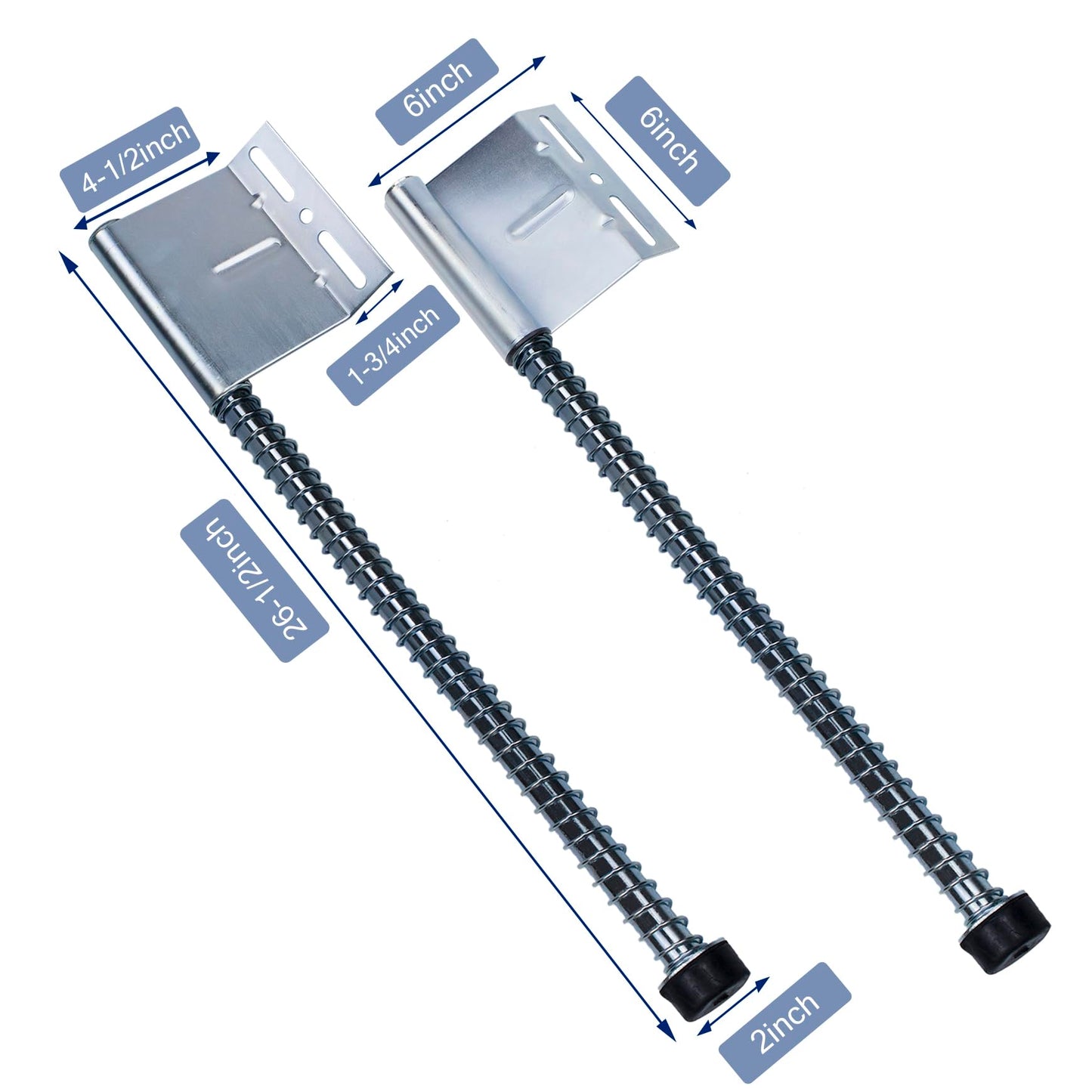 KAXIWEI 27" Garage Door Plunger Bumper Spring - Pair