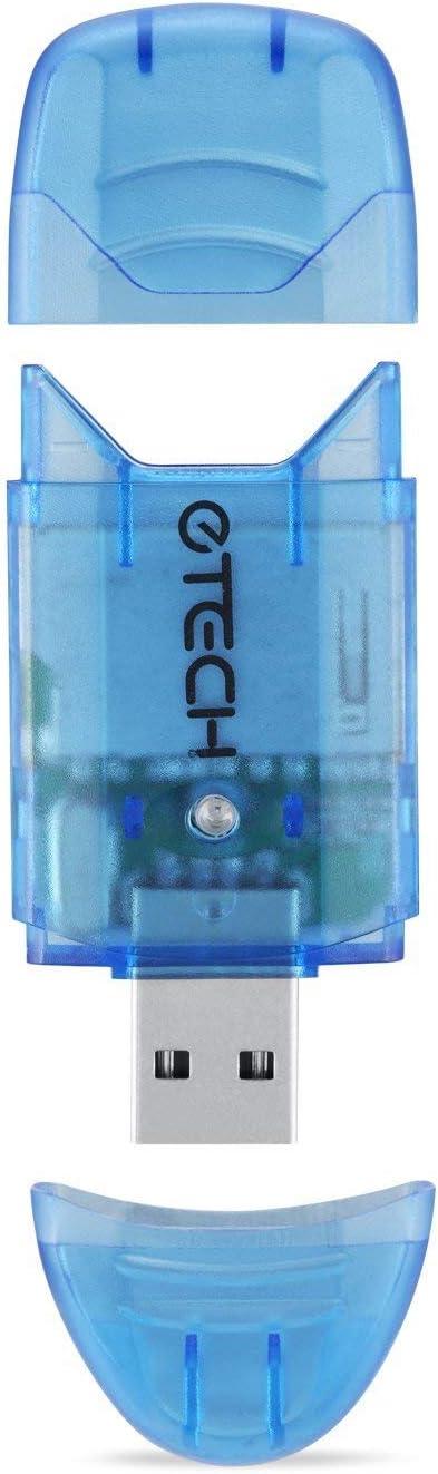 eTECH 2.0 256GB 128GB 64GB 32GB 16GB 1 Pack) Collection USB SD/SDHC/SDXC Memory Card Reader/Writer - Support SanDisk