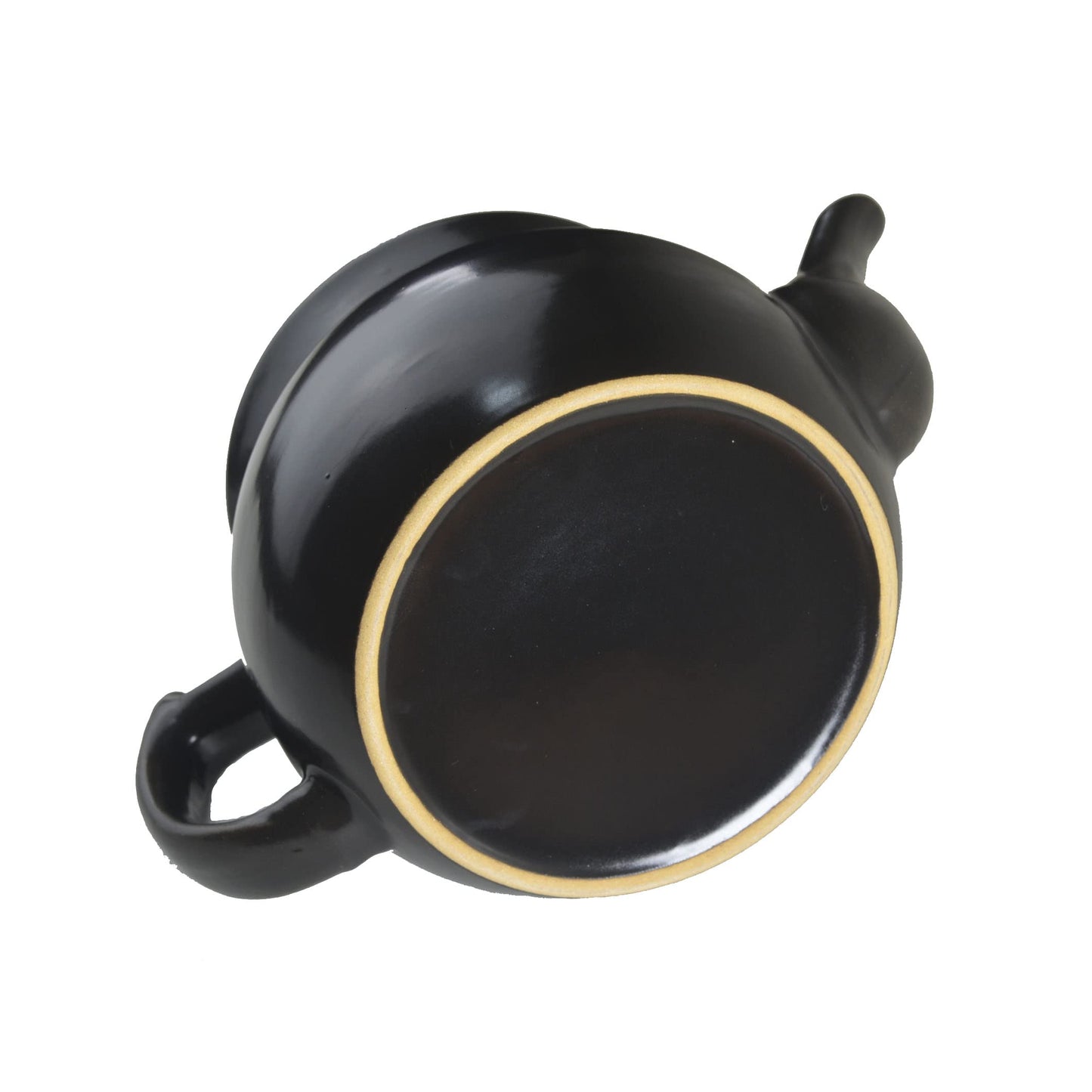 Spodumene Porcelain Teapot 1.8qt China Casserole with Lid Ceramic Kettle Tea Pot for Stovetop Oven Safe