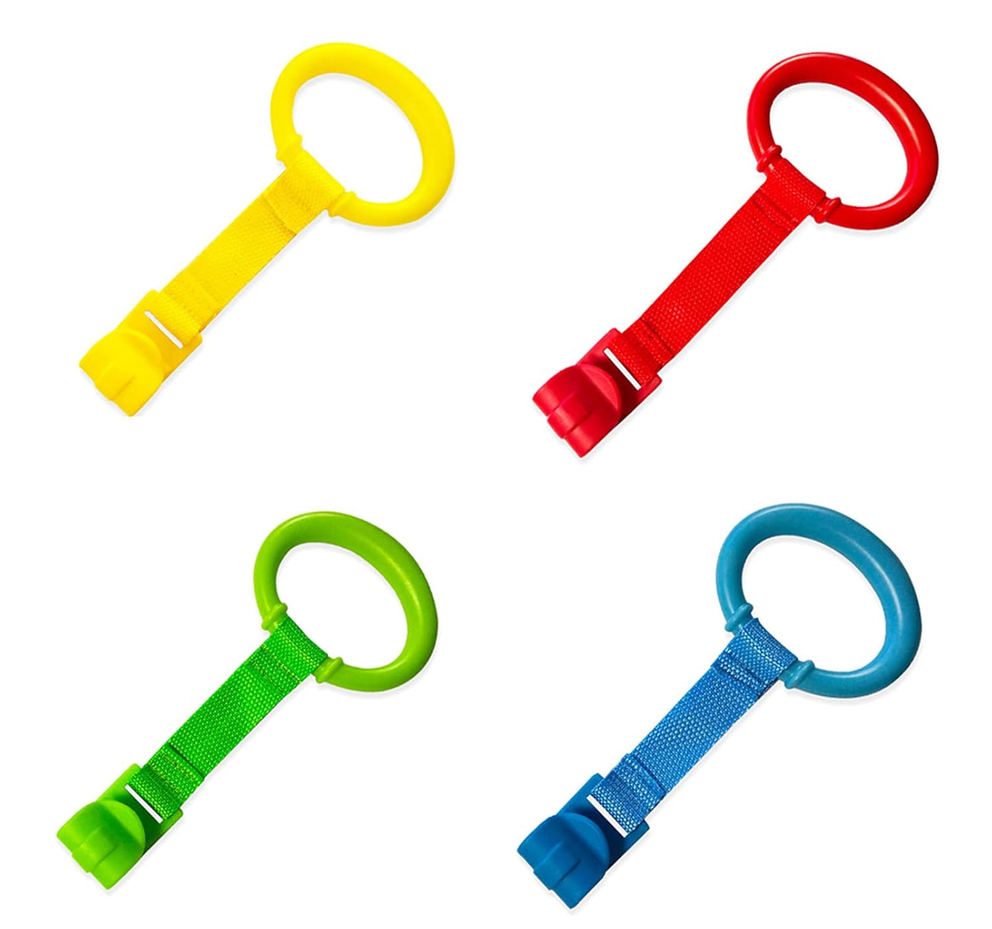 Skiennix Baby Pull-Up Rings - Walking Exercise Assistant for Infants | 4-Piece Set