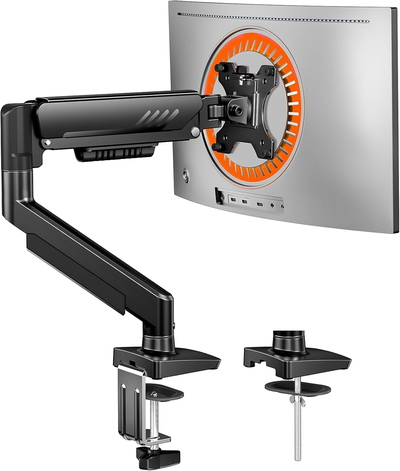 ErGear 1334 Inch 19.8 lbs, 100x100mm Single Monitor Arm, Fully Adjustable Monitor Mount for Screens, Fast Install