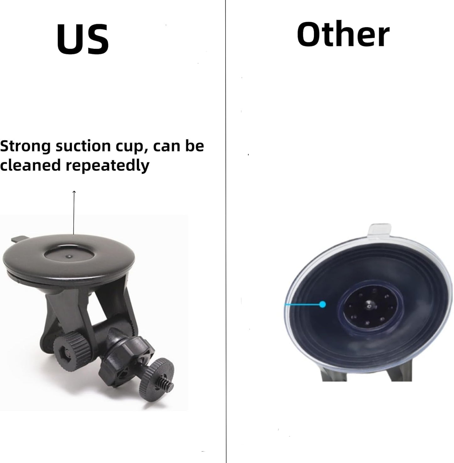 LamYHeng (2) Window Mount for Security Camera,Rotating Suction Mount Bracket,Compatible with Universal Security Cameras