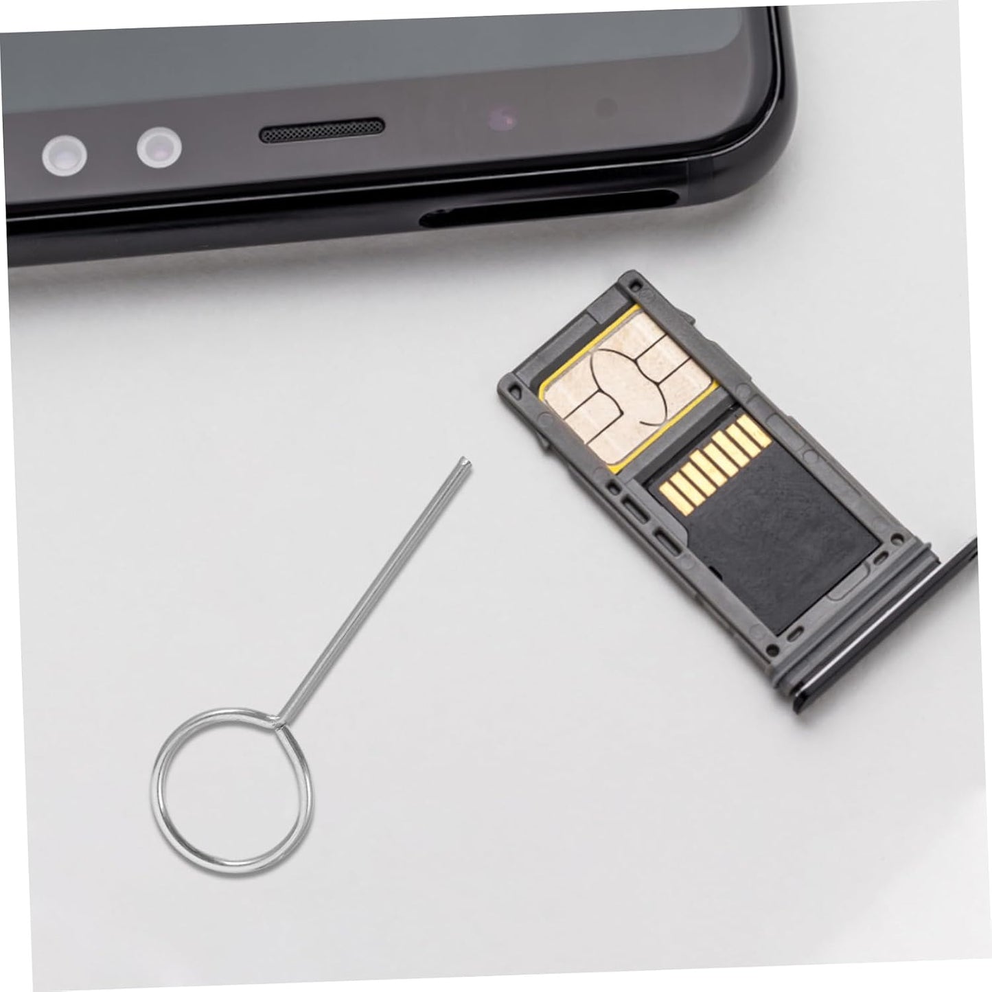 1000pcs OSALADI Sim Card Ejector Tools for Smartphone and Tablet Sim Removal Needles Compatible and More Convenient