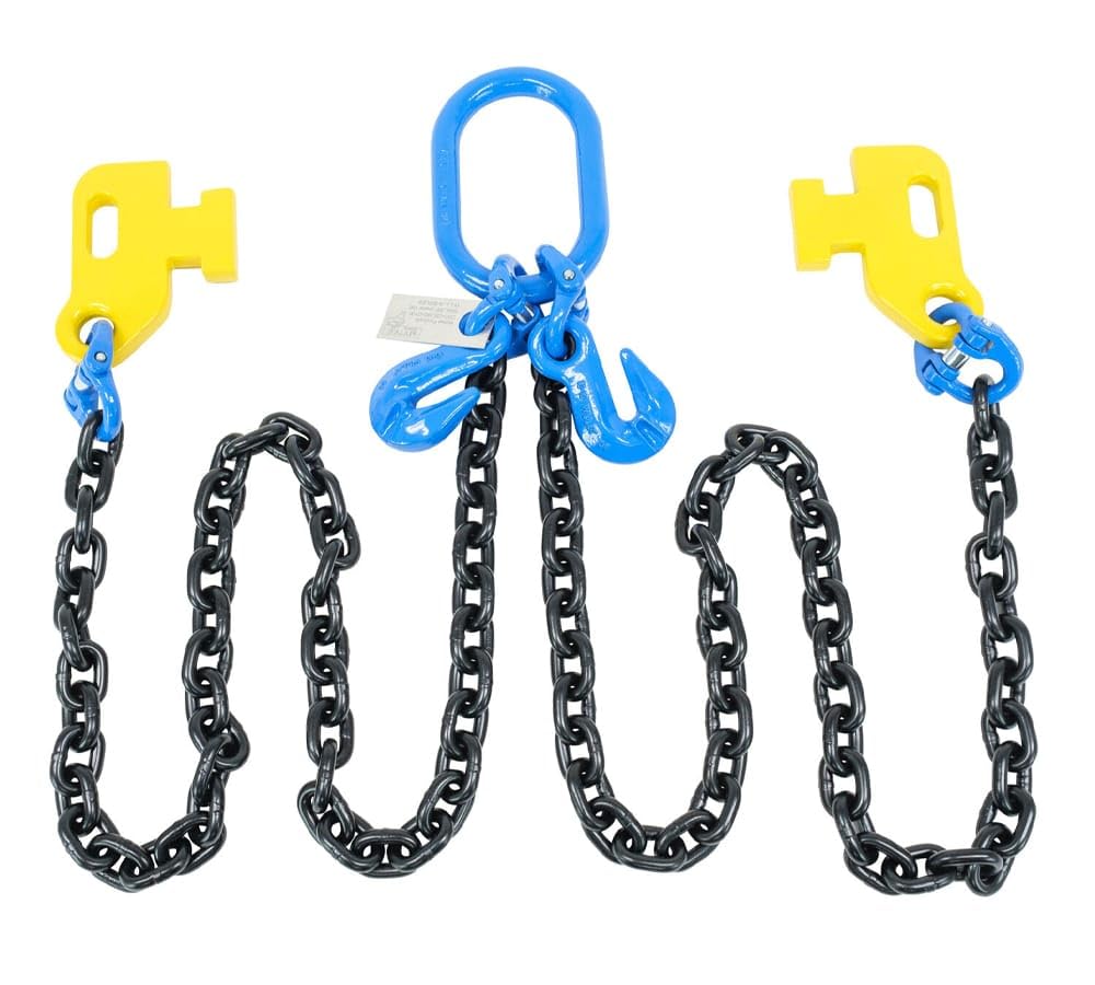 Mytee Products 3/8" x 5' Sea Shipping Container Loading Chain Bridle G100, V-Chain, Cargo, Storage, Moving