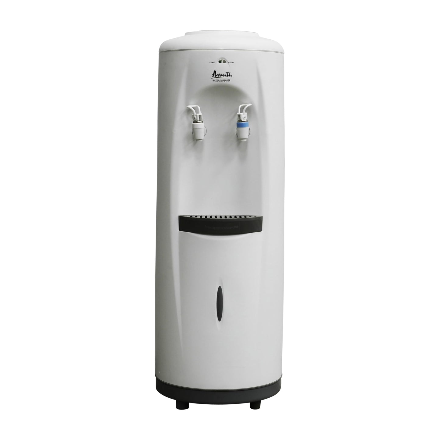 Avanti Water Cooler Dispenser Top Loading, Holds 3 & 5 Gallon Bottles with Stainless Steel Reservoir, Cold and Room Temperature, Perfect for Homes, Kitchens, Offices, Dorms, White
