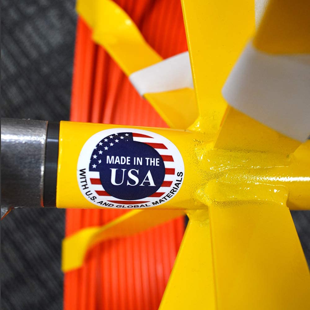 Jameson 9-25-400M Good Buddy Duct Rodder with 400 Feet of 3/8-Inch Rod Marked Every 5 Feet