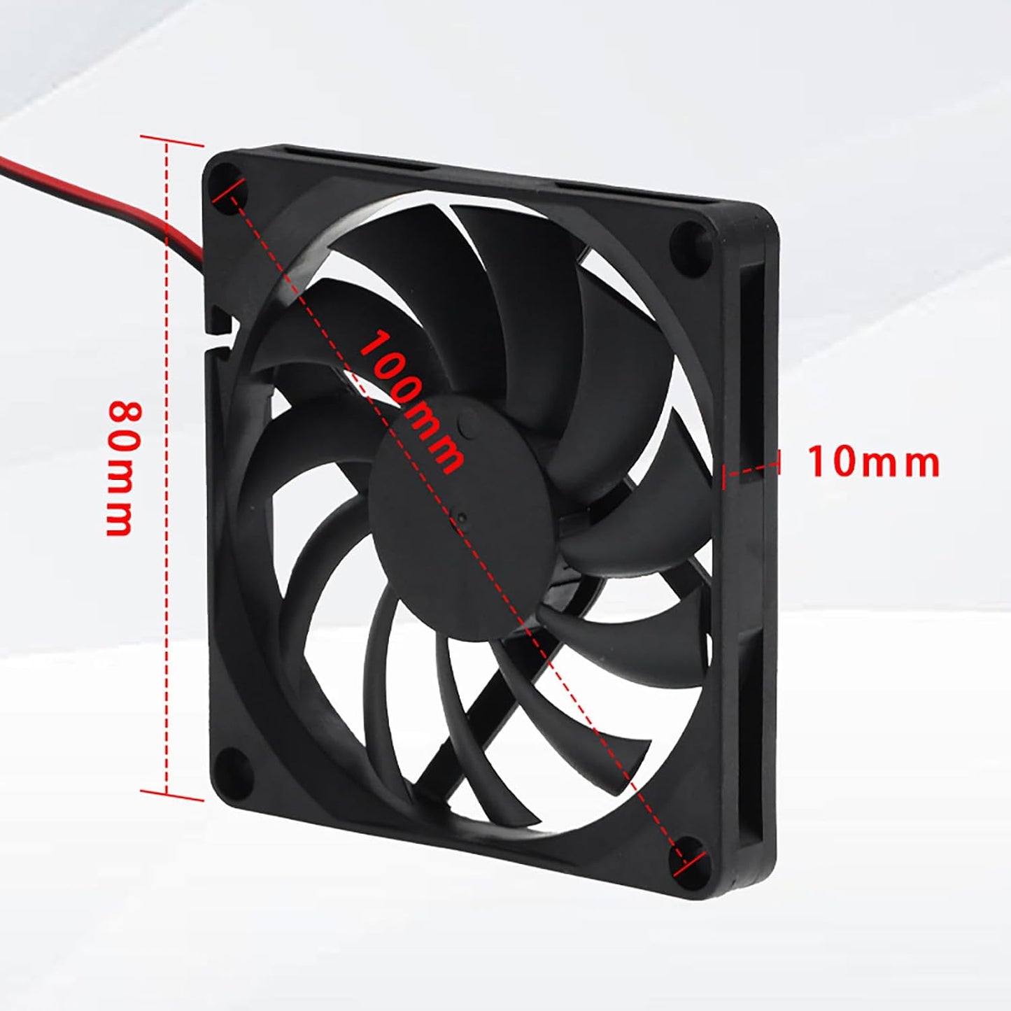 DUJVCZB 8010 12V 80mm 80mm 10mm Dual Ball Bearing Quiet Computer Case Fan DC x x High Speed Muffin Cooling Fans