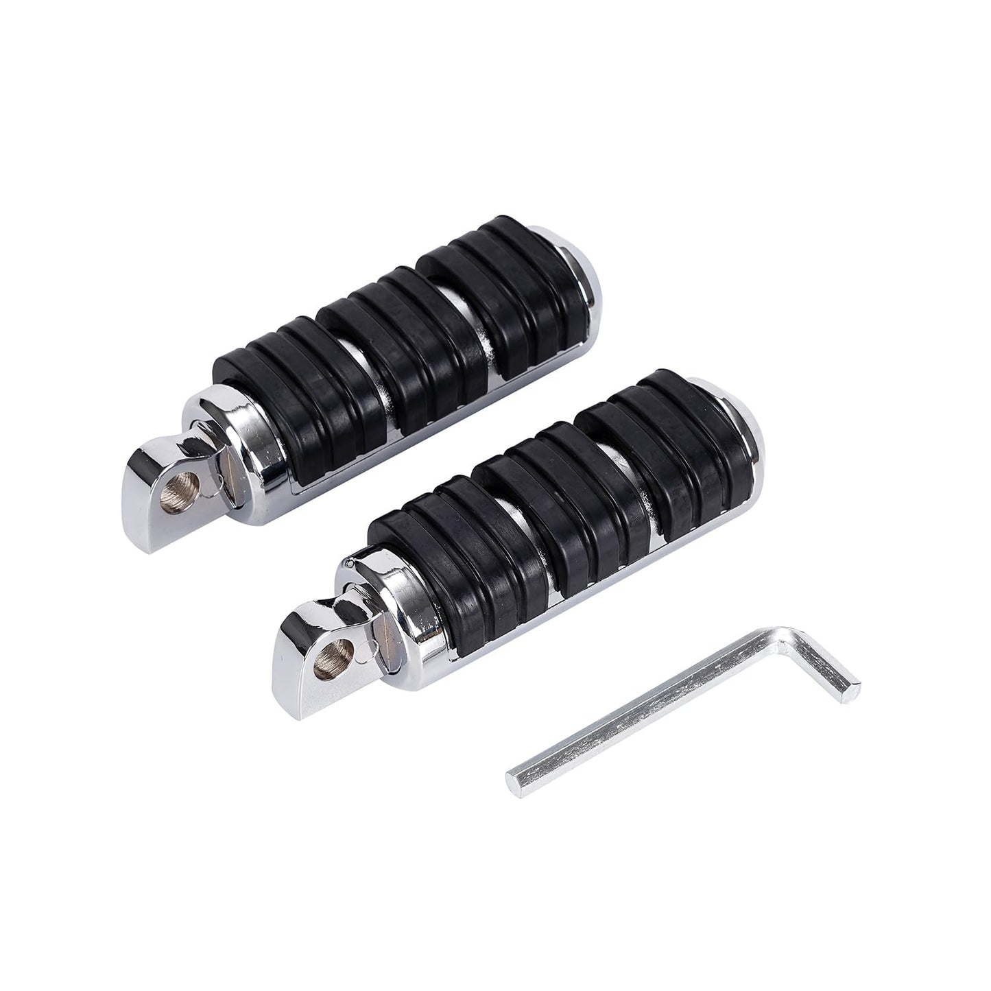 10mm Motorcycle Footpegs Passenger Foot Pegs Highway Pegs Fit Harley Sportster Softail Dyna Touring