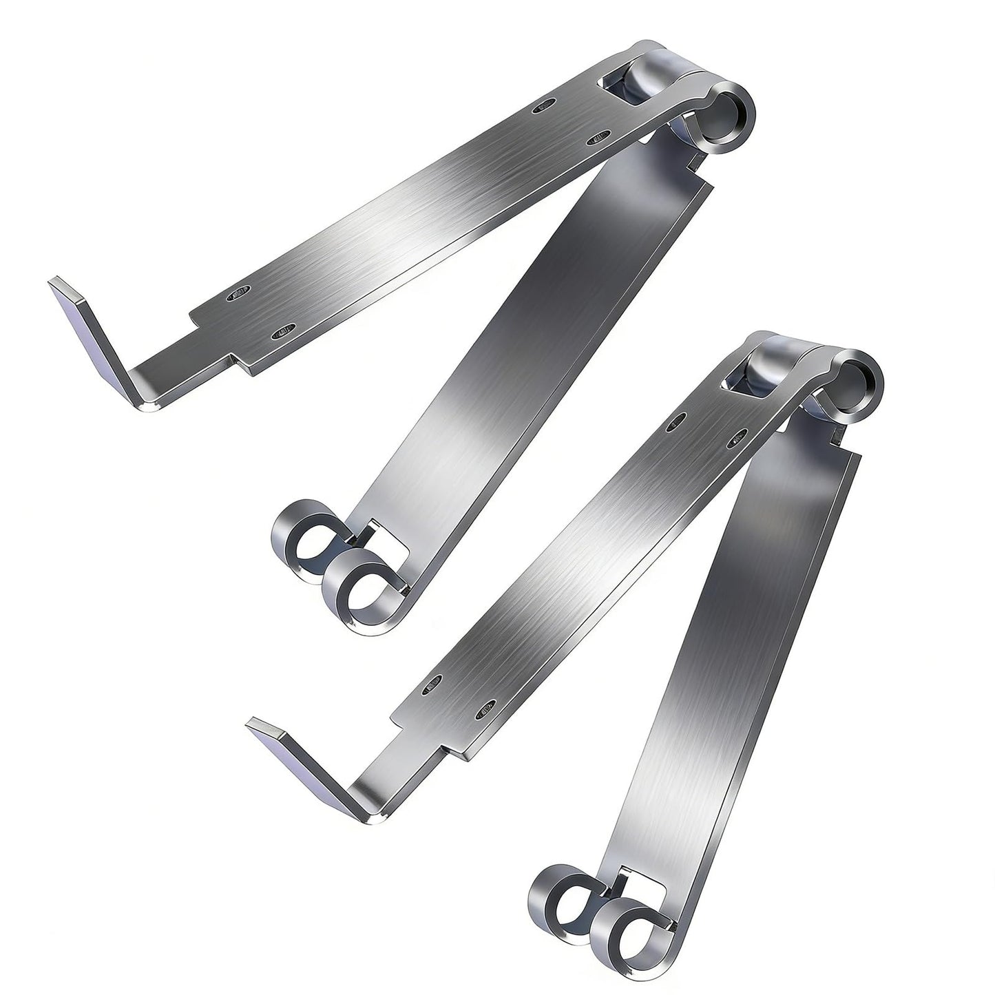 XTPTFABS 2Pcs Low Headroom Garage Door Top Brackets Compatible with Standard 12" or 15" Radius Track(for Standard Elevator Doors with Very Small Gaps)