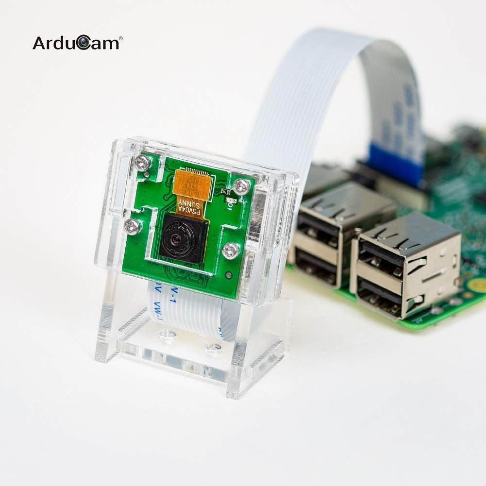 Arducam 5MP 1080P 5, 4, 3/3B+ for Raspberry Pi Camera Module with Case, for Raspberry Pi and More