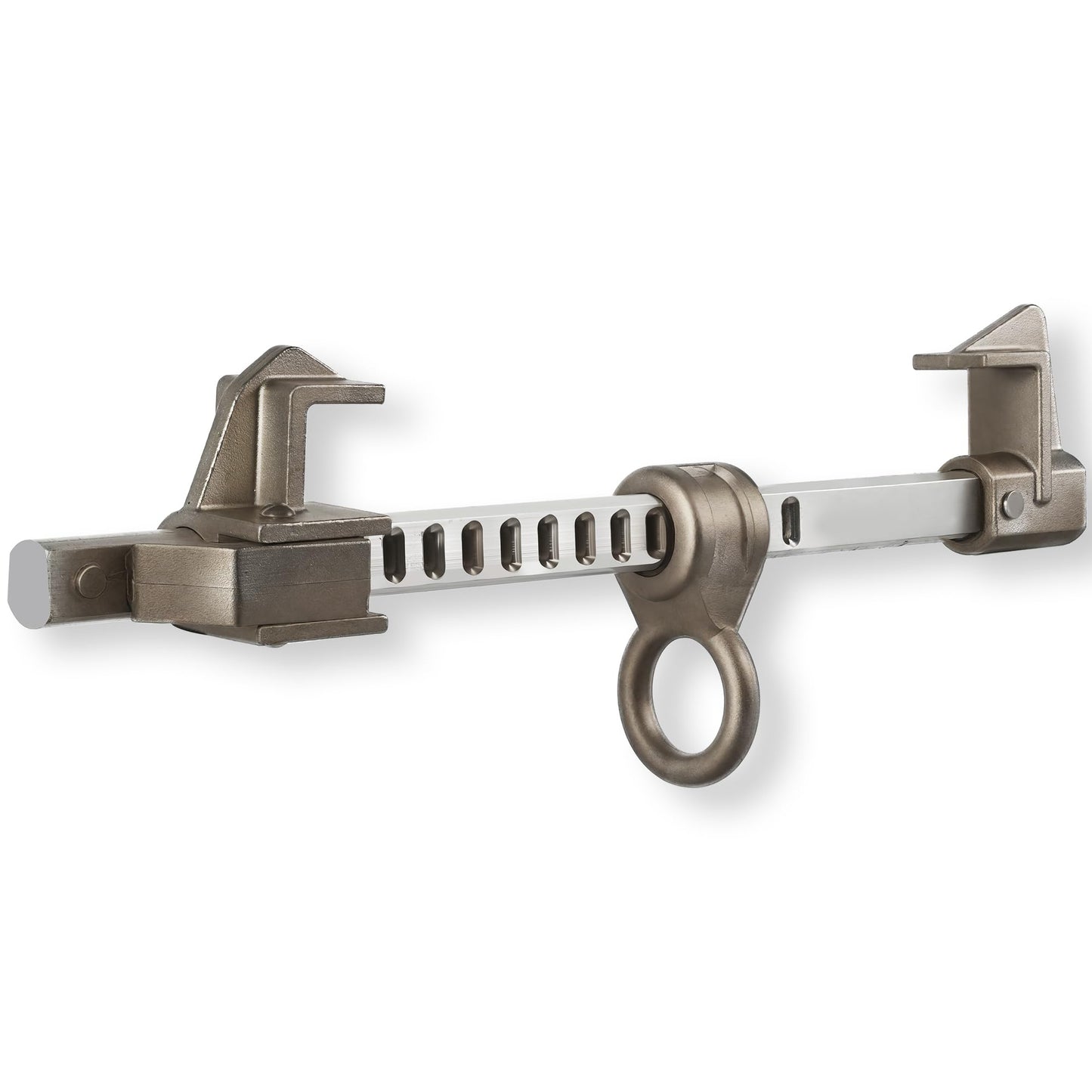 Horizontal Beam Anchor, Aluminum Support Beam Anchor for 4 to 14.6 Inch Flange Width, Lightweight Sliding Beam Anchors for I-Beam, Fall Protection