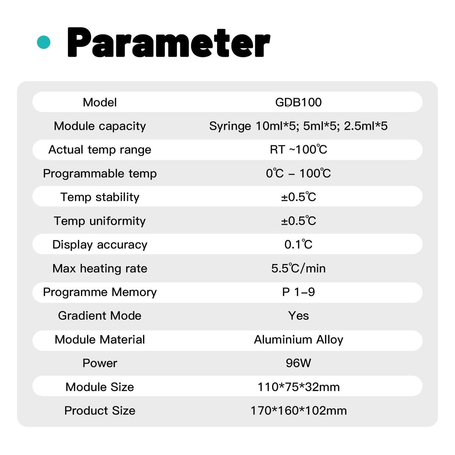 LAB FISH 2.5ml/5ml/10ml Capacity Gel Heating Machine Professional PRP PPP Maker Heater Dry Bath Incubator Block Temperature Control