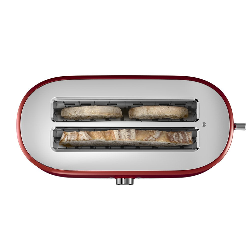 KitchenAid KMT4116ER 4 Slice Long Slot Toaster with High Lift Lever, Empire Red