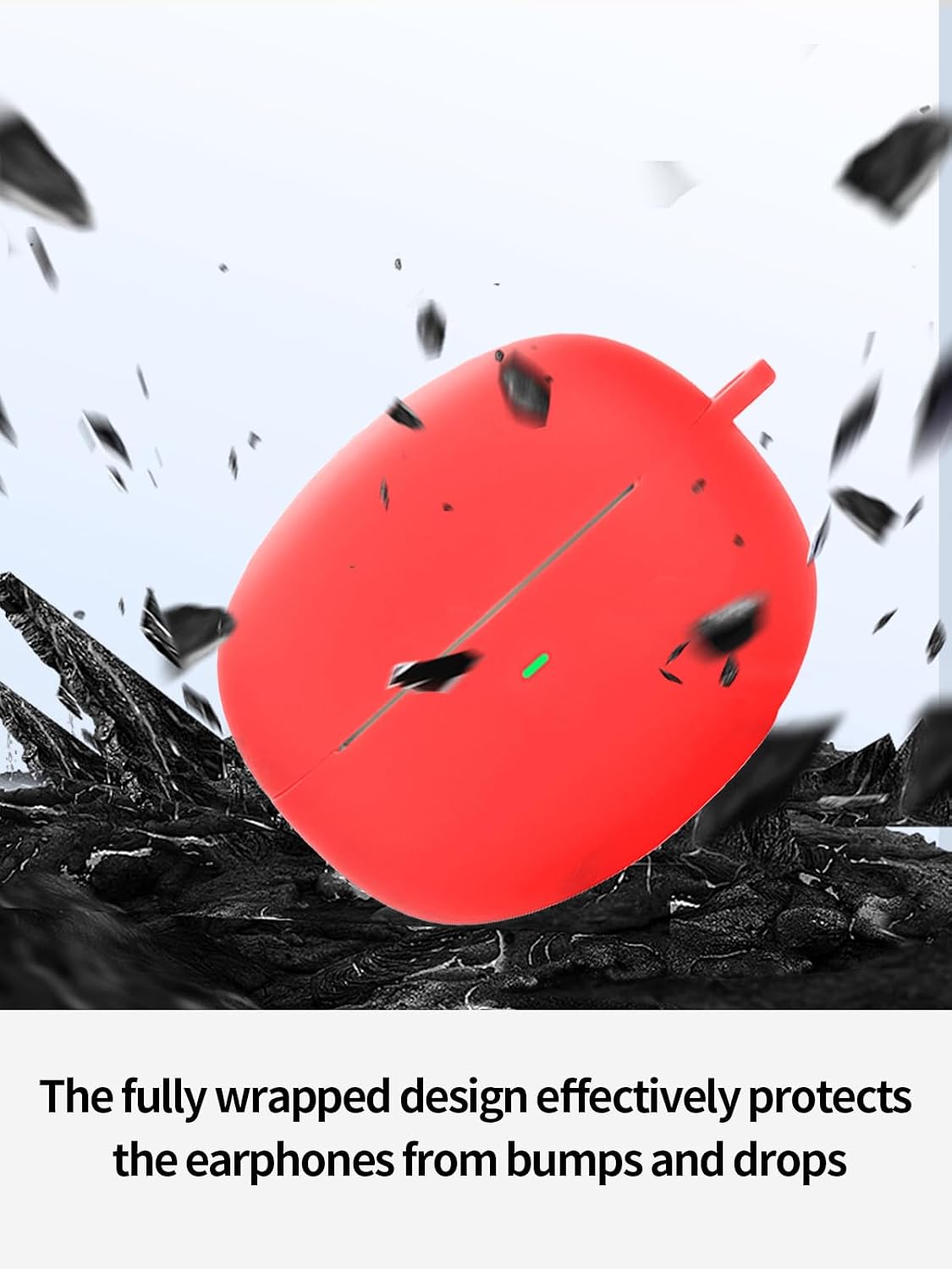 UYRUREL MC1 Compatible with Baseus Bowie Open-Ear TWS Earbuds,Premium Silicone Shockproof Protection Skin Touch