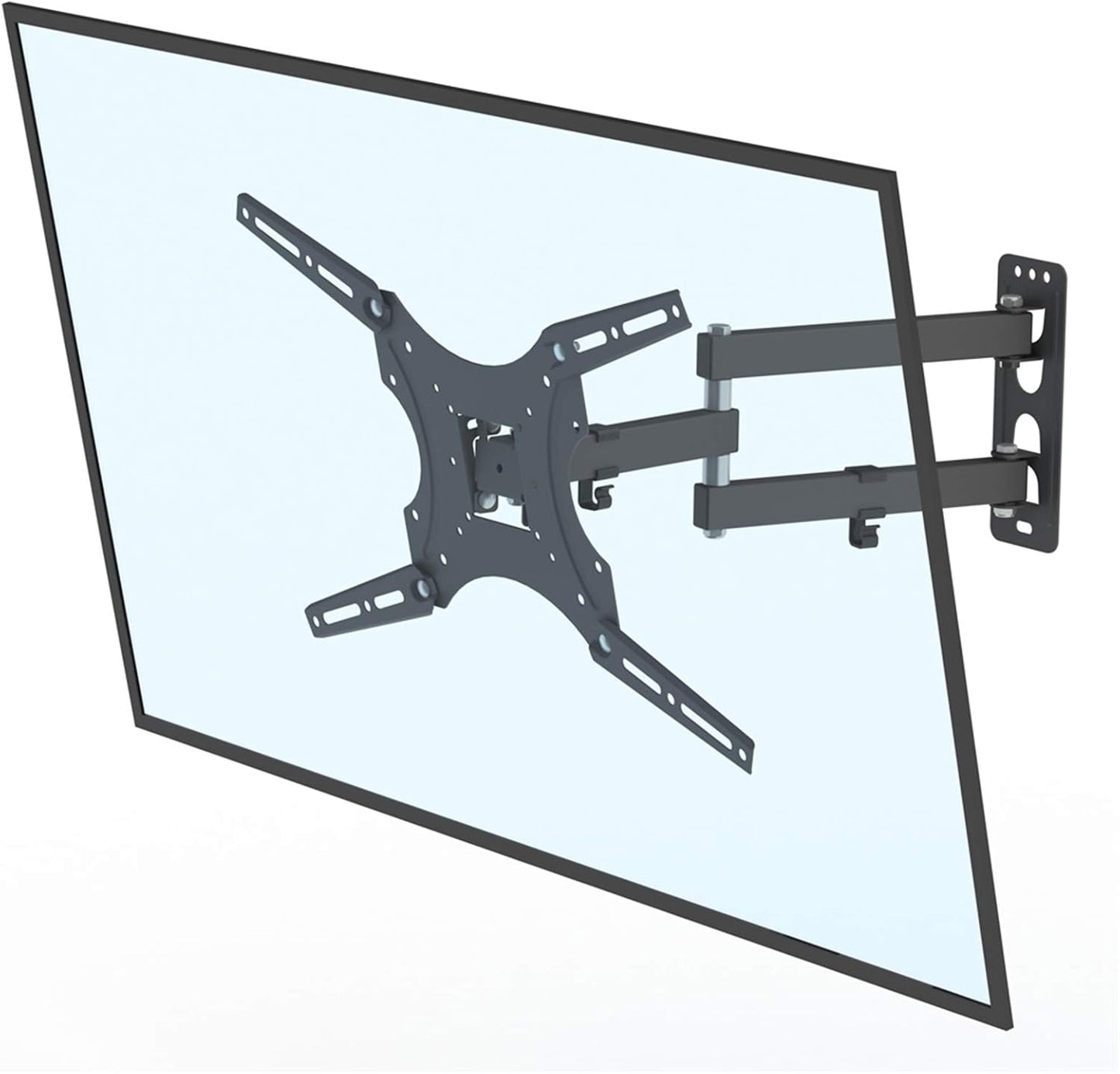 Generic 26-55" Adjustable Wall Mount Bracket Rotatable TV Stand with Spirit Level