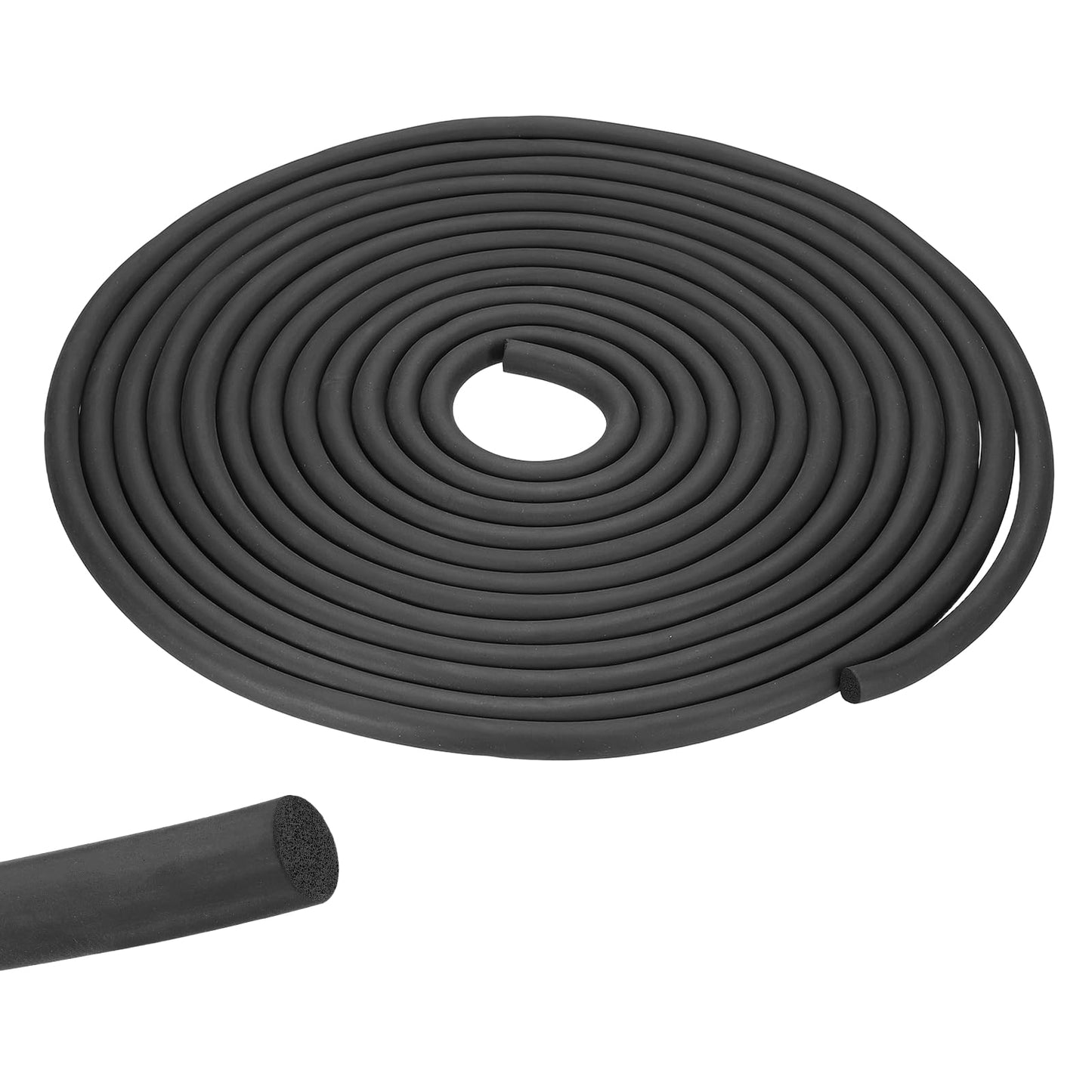 uxcell 33 ft Backer Rod, 5/8 Inch Diameter EPDM Foam Backer Rod Caulk Saver, Weather Strip Seal for Sealing Concrete Gaps, Expansion Joints, Crack Filling, Doors, Windows, Black