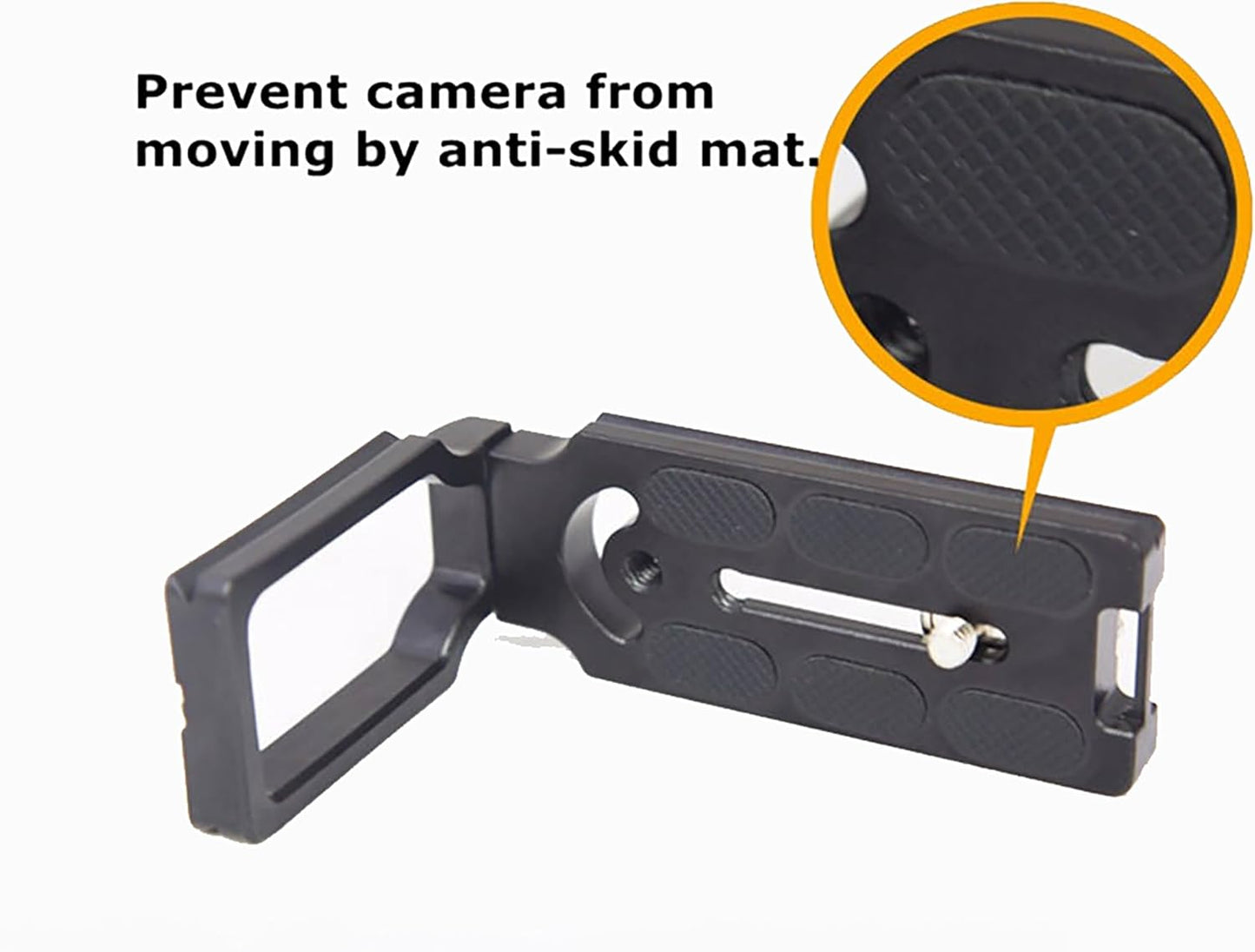 1/4"-20 Reflex Camera Universal L-Shape Camera Bracket Quick Release Plate for DSLR/Mirrorless Cameras - Arca Swiss
