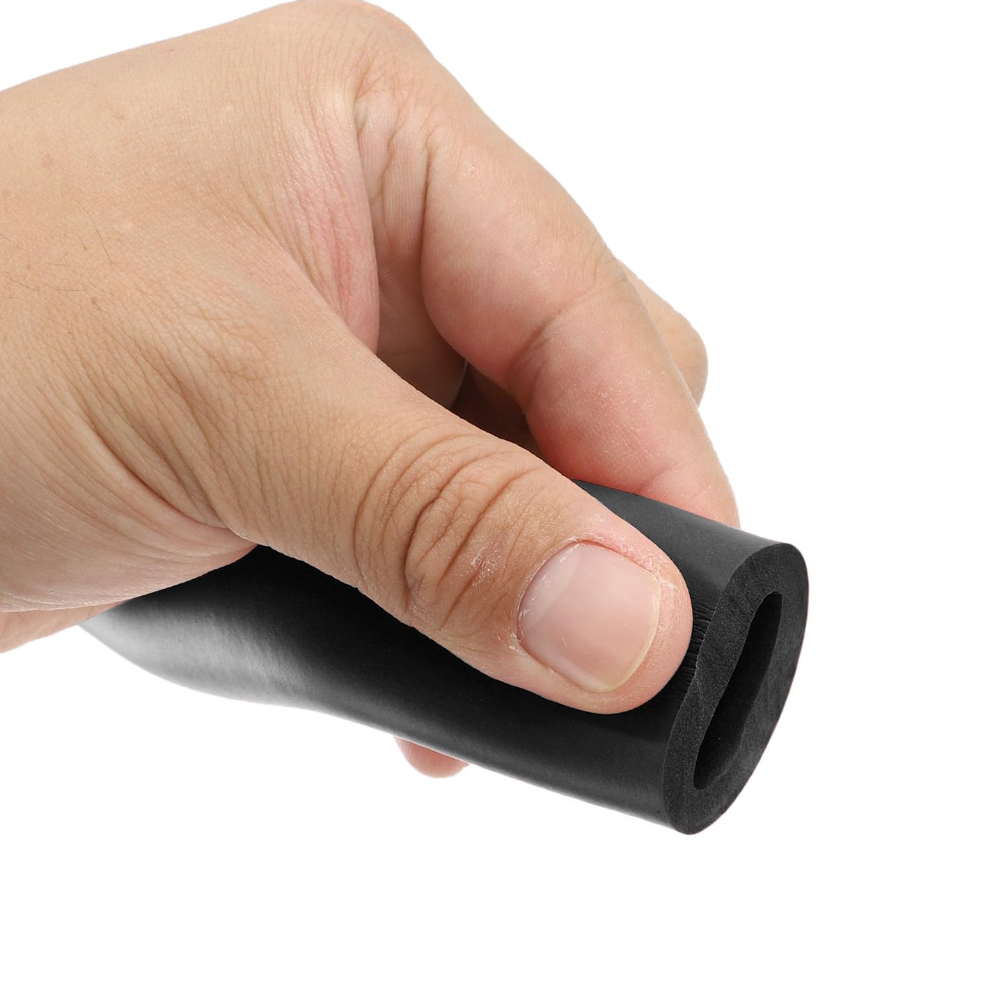 uxcell Foam Tubing for Handle Grip Support, Pipe Insulation Outside Pipe Lagging, 18mm ID 28.5mm(1 1/8") OD 1m Black