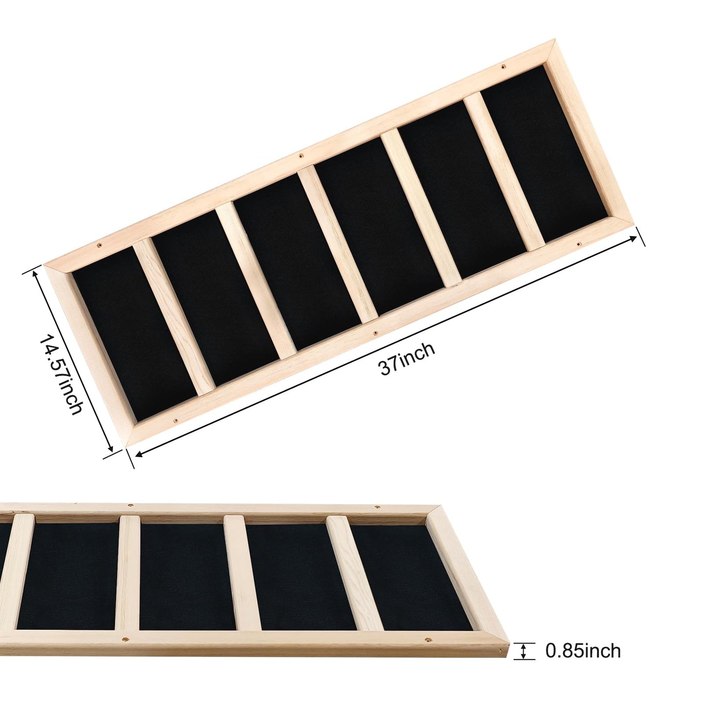 iDOTODO 250 Watt Infrared Sauna Heater 120V, Sauna Accessories, Carbon Fiber Heating Plate for Wooden Indoor/Outdoor Sauna Room (37"x13.38"x1.18", 120V)